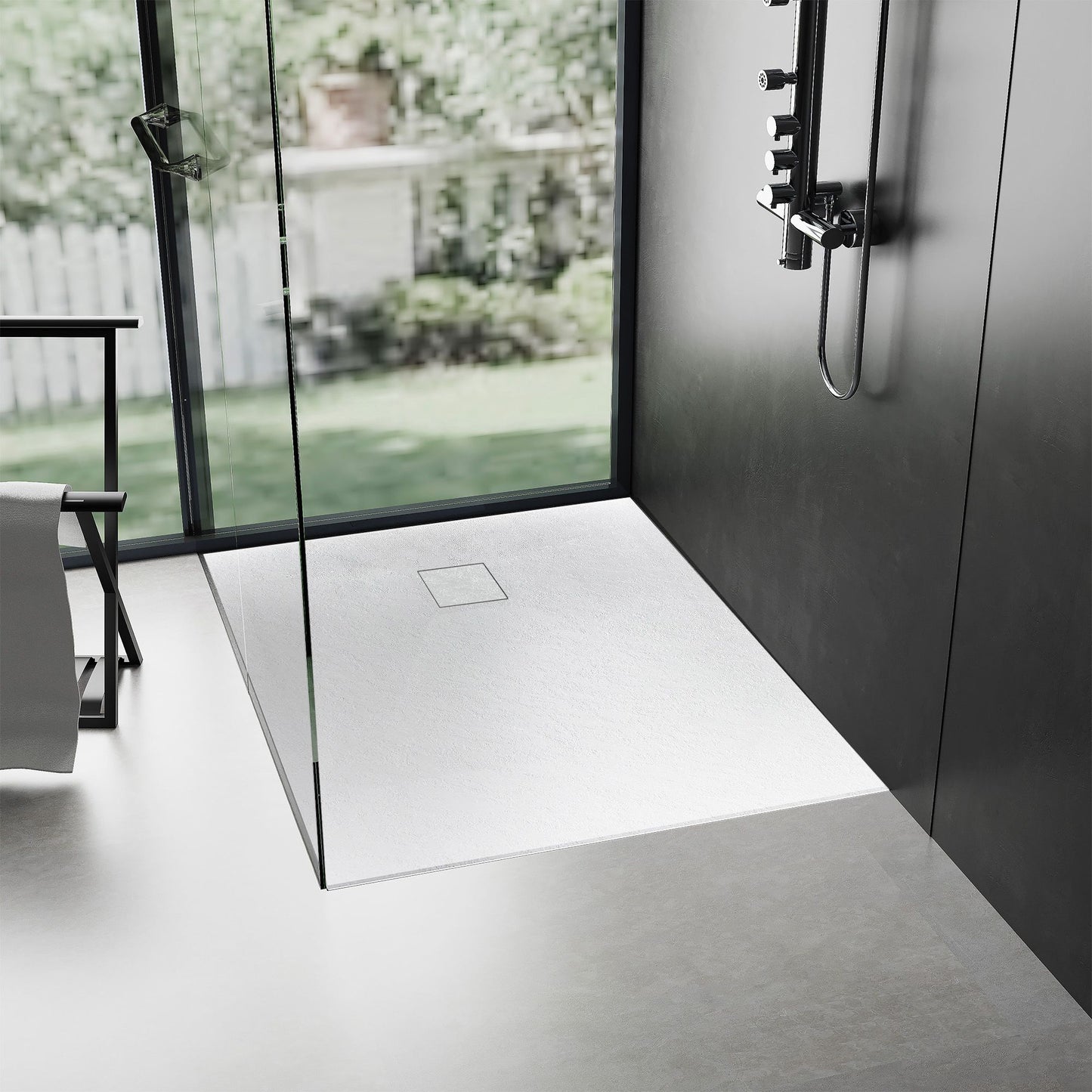 Duschtasse Magnum White 100x80 4