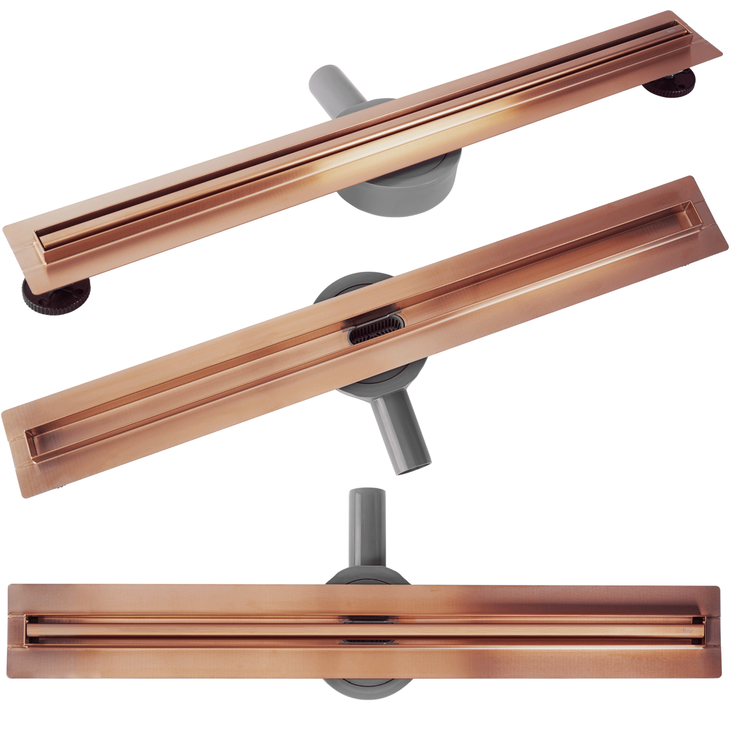 Duschrinne REA Neox Slim pro Brushed Copper 80 1