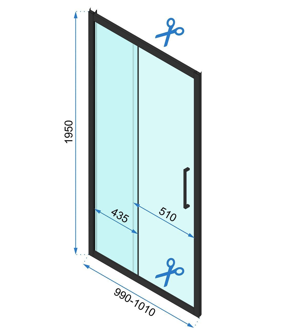 Duschkabine Rapid Slide Gold 140 x 80 5