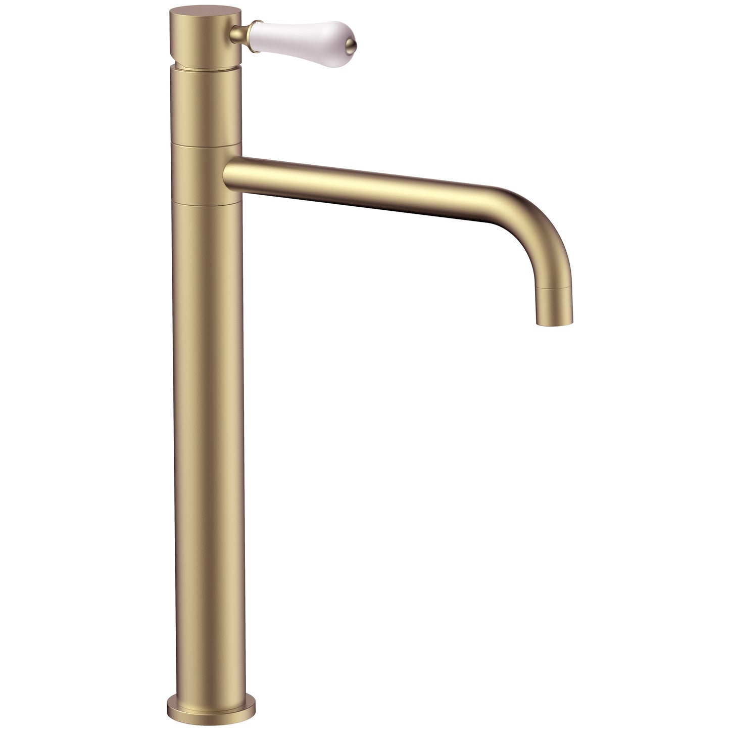 Waschbeckenarmatur Rea Serra Brush Gold high 1