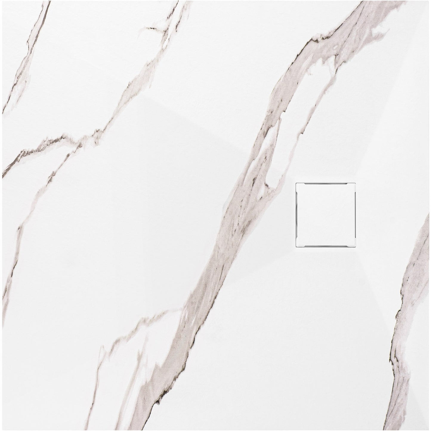 Duschtasse Magnum CARRARA WHITE 90x90 1