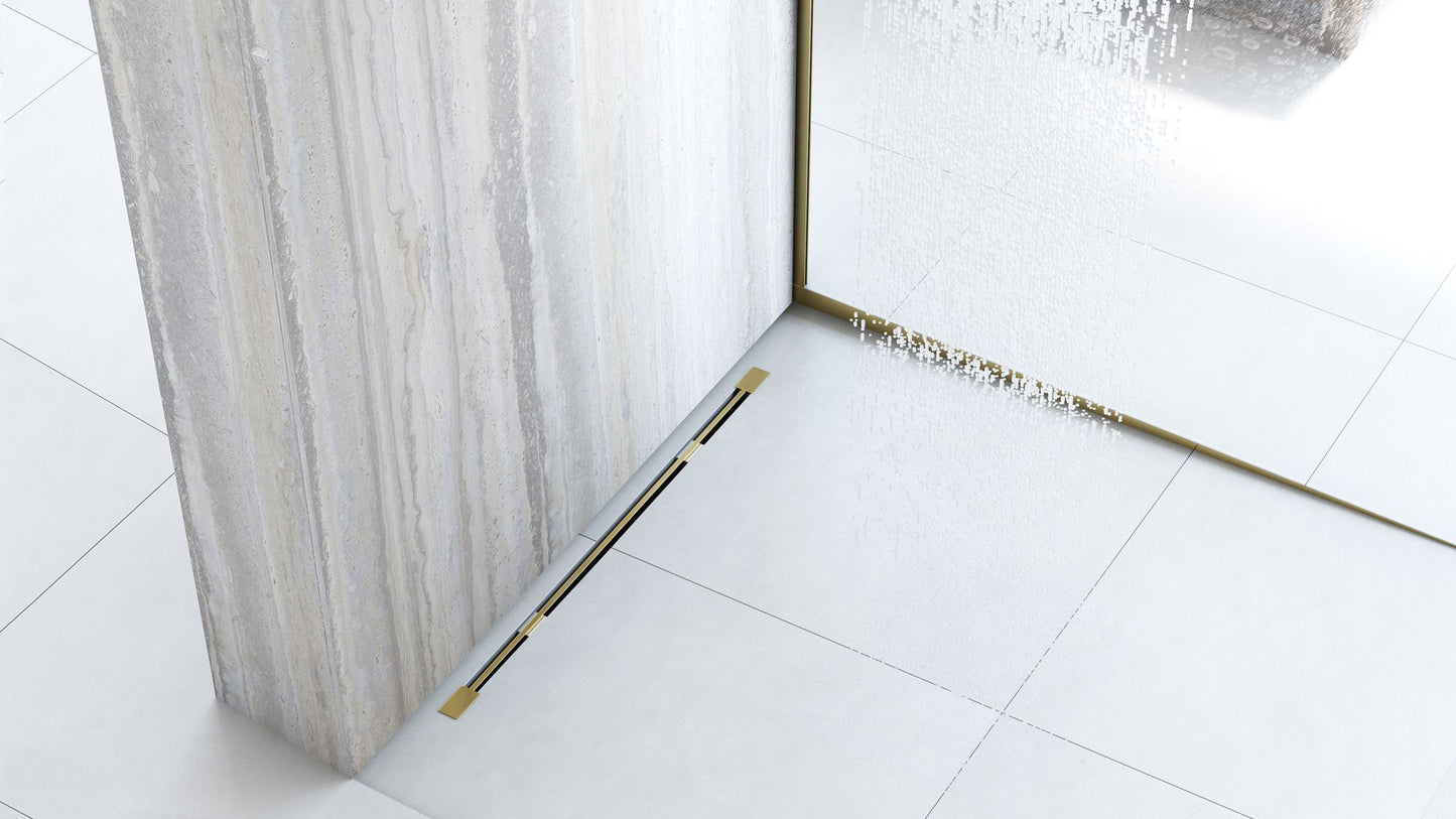 Duschrinne Rea Neo Ultra Slim Mirror Gold Pro 70 2