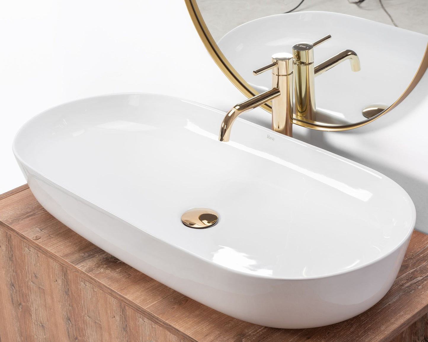Aufsatzwaschbecken REA CLEO 81 White Rea 6