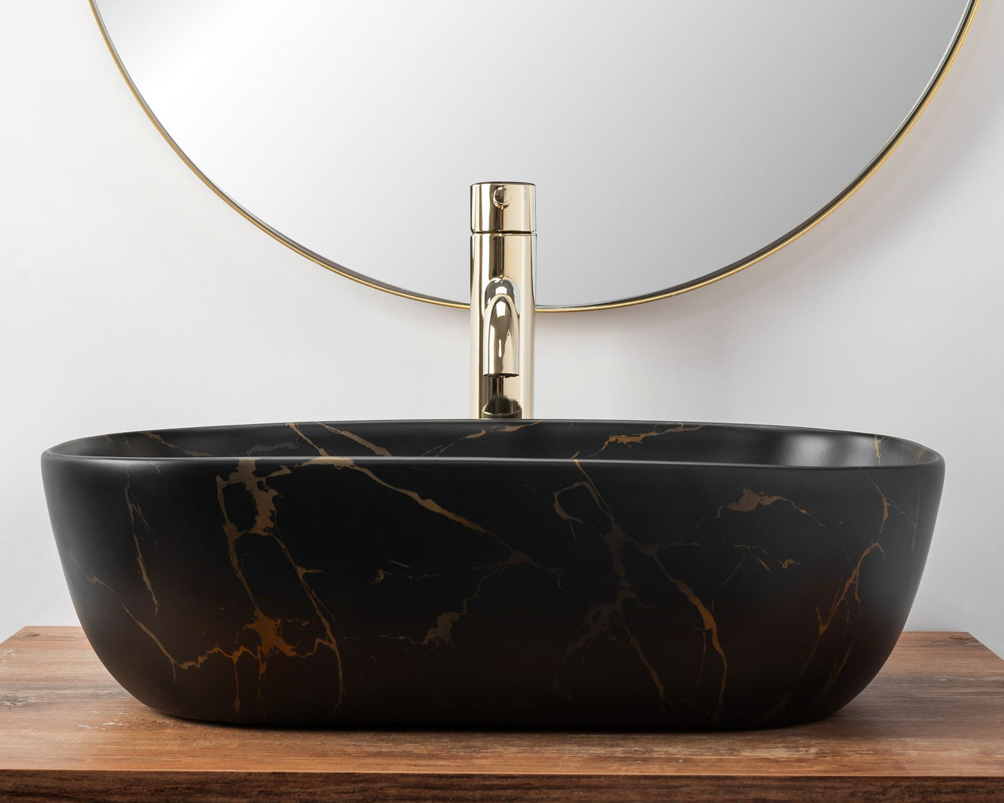 Aufsatzwaschbecken Rea Belinda Black Marble Mat 3