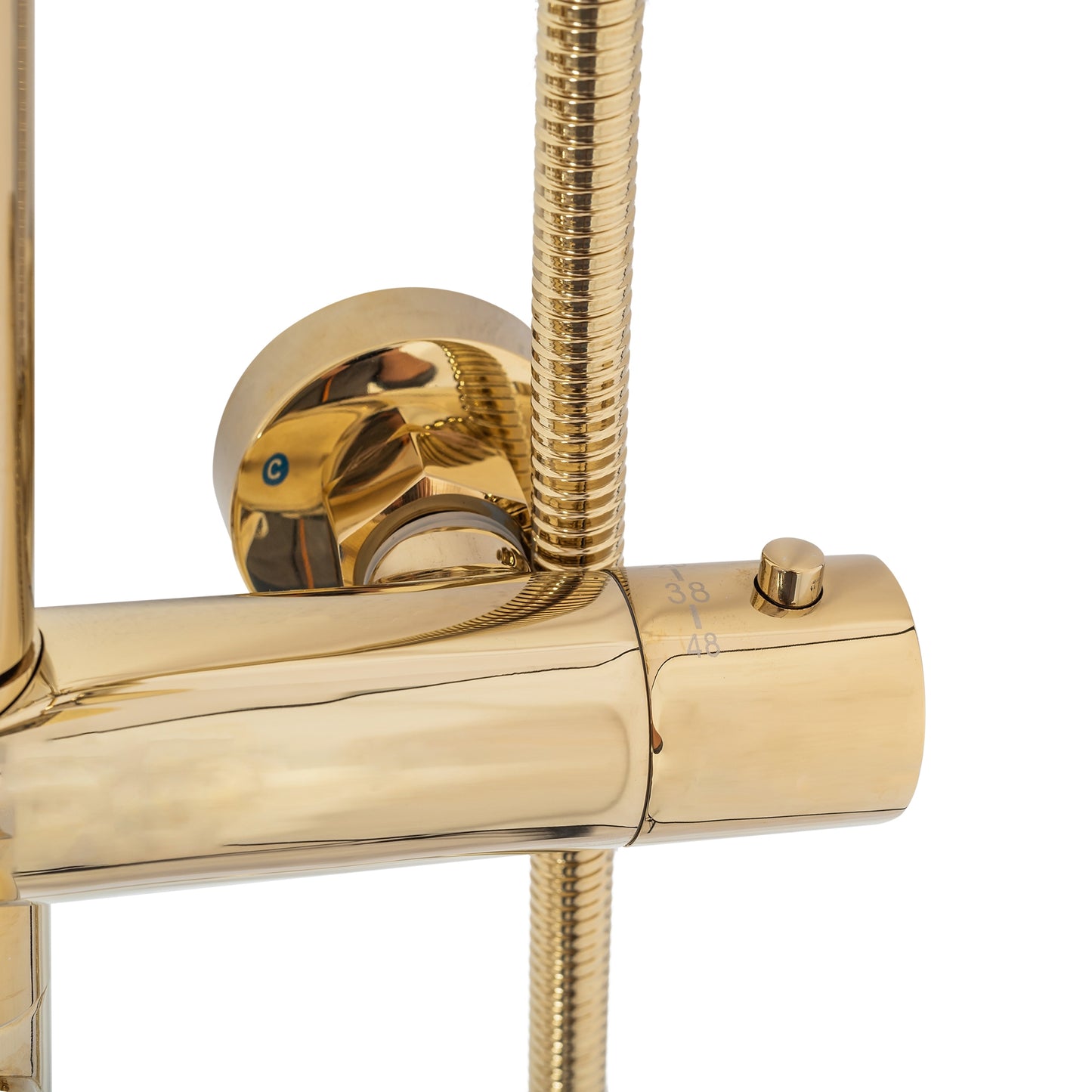 Thermostat Duschset Lungo Gold 7
