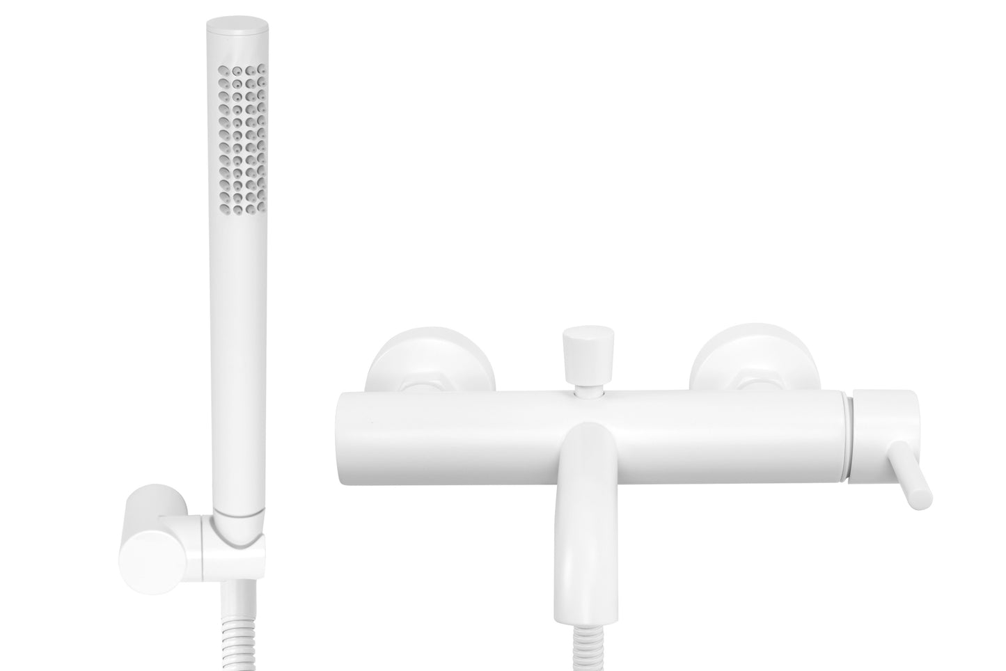 Wannenarmatur Rea Lungo White Matt 2