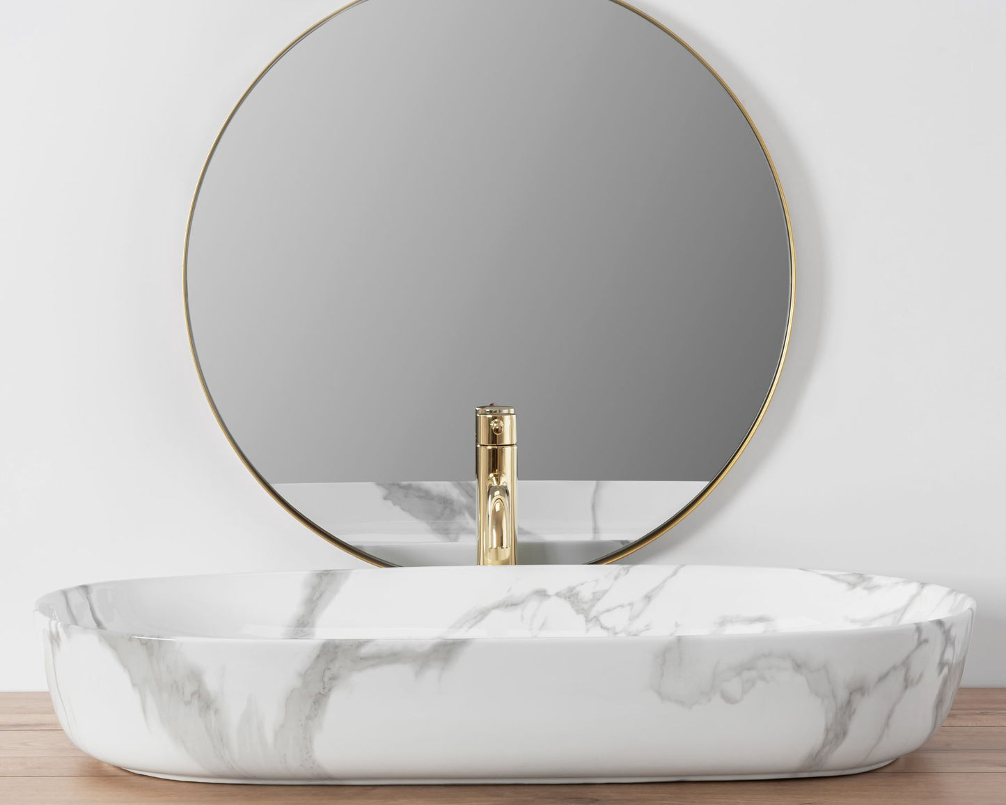 Aufsatzwaschbecken REA CLEO 81 Shiny Marmo 4
