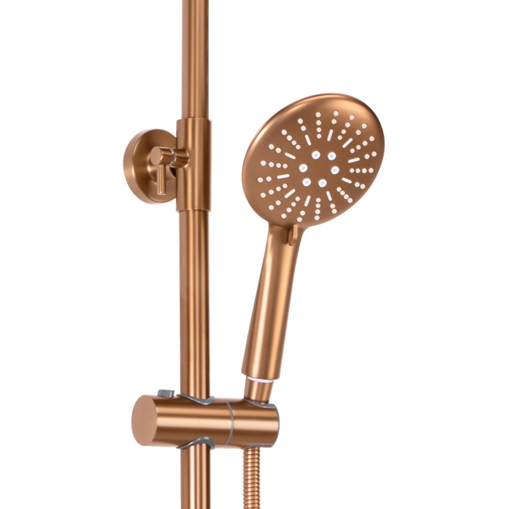 Duschgarnitur mit Thermostat REA Lungo Copper Brush 5