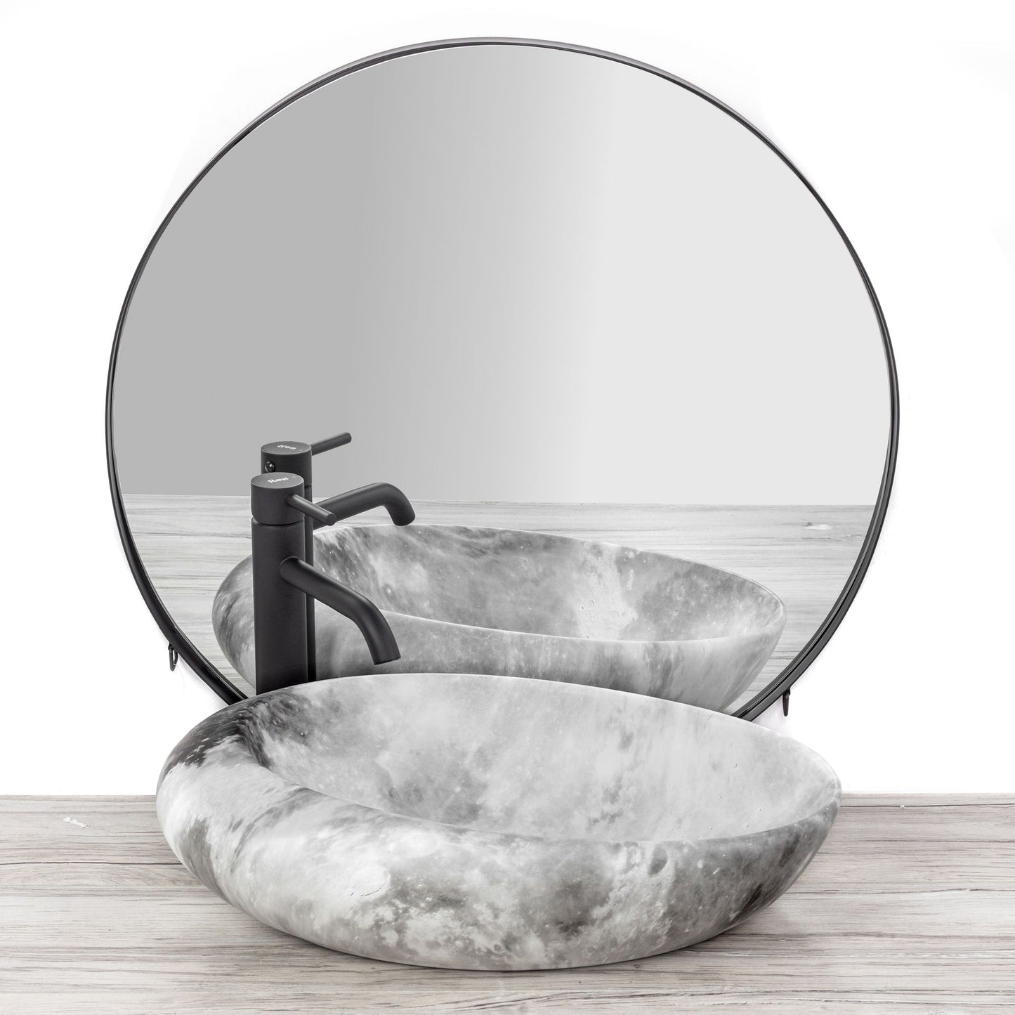 Aufsatzwaschbecken Rea Roxy C Stone L.GREY 6
