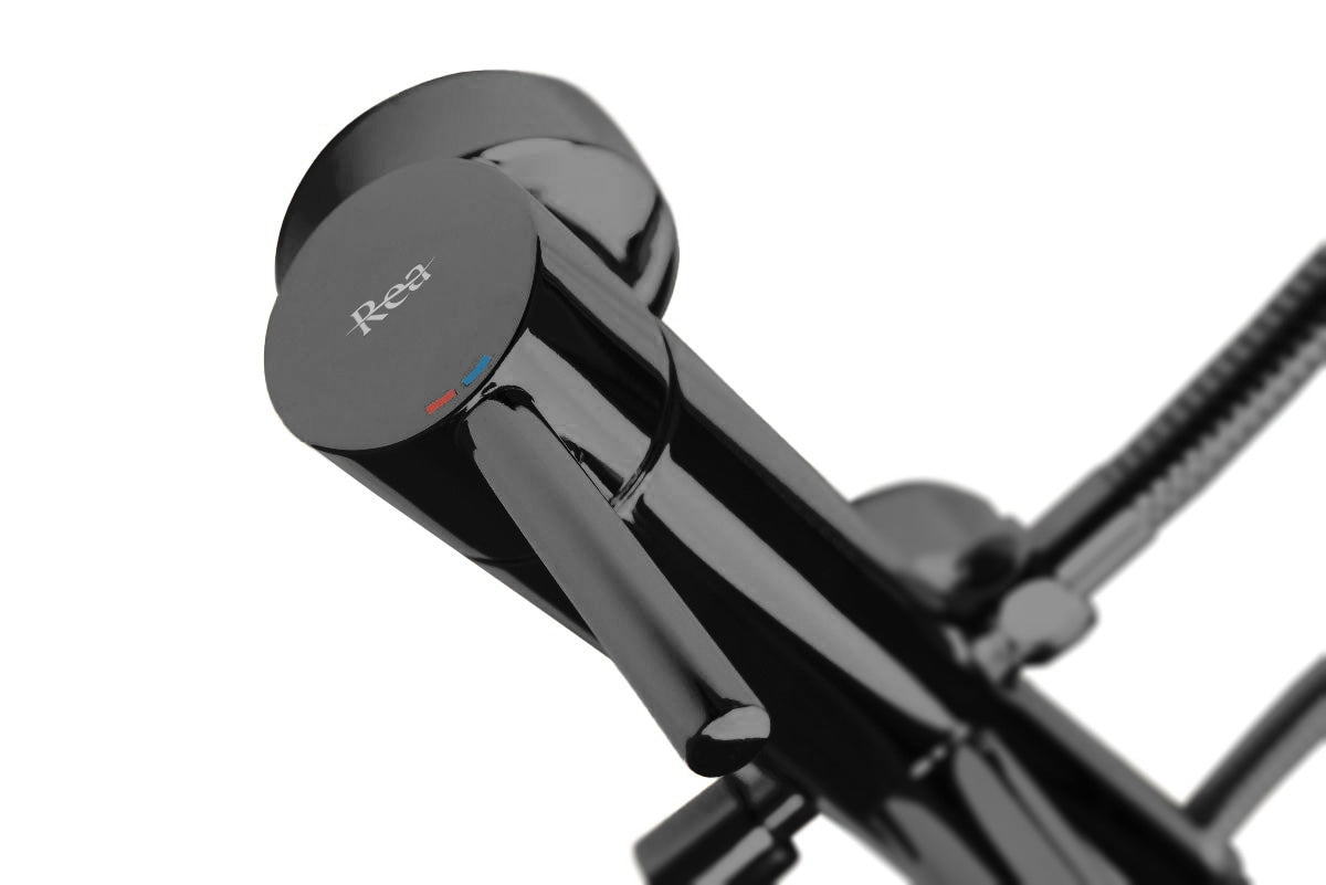 Wannenarmatur Rea Lungo Black metallic 3