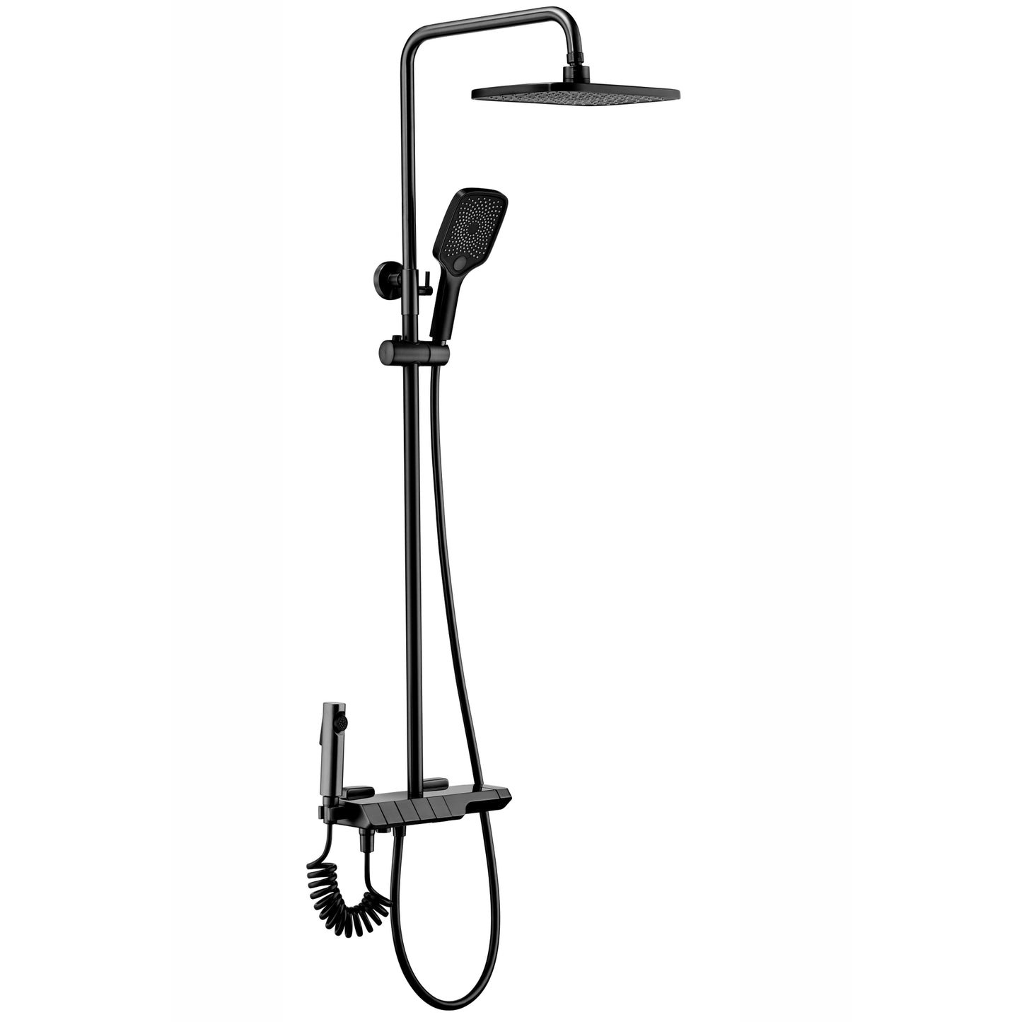 Duschgarnitur mit Thermostat REA ROB Black 7