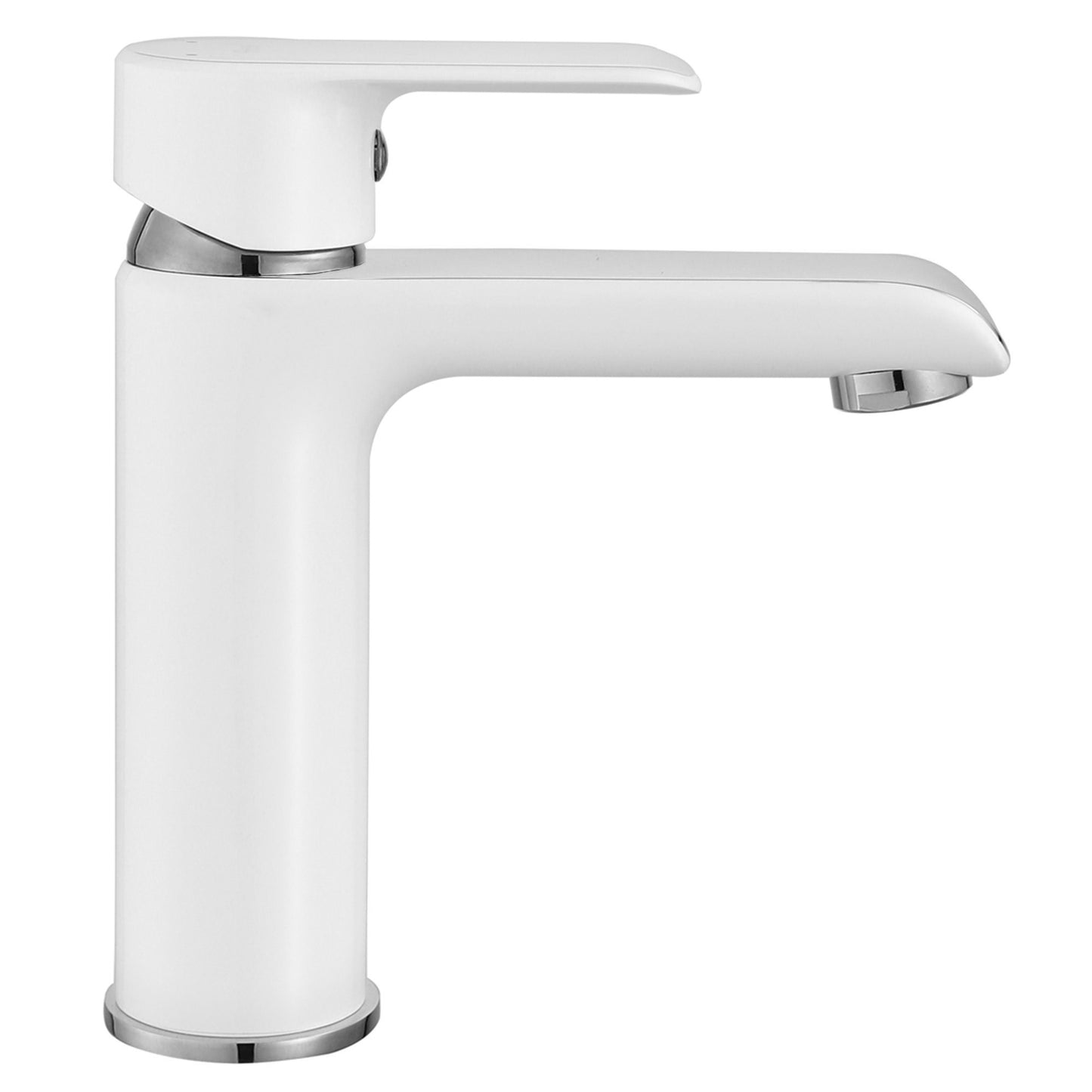 Waschbeckenarmatur REA Bloom White Chrom Low 2