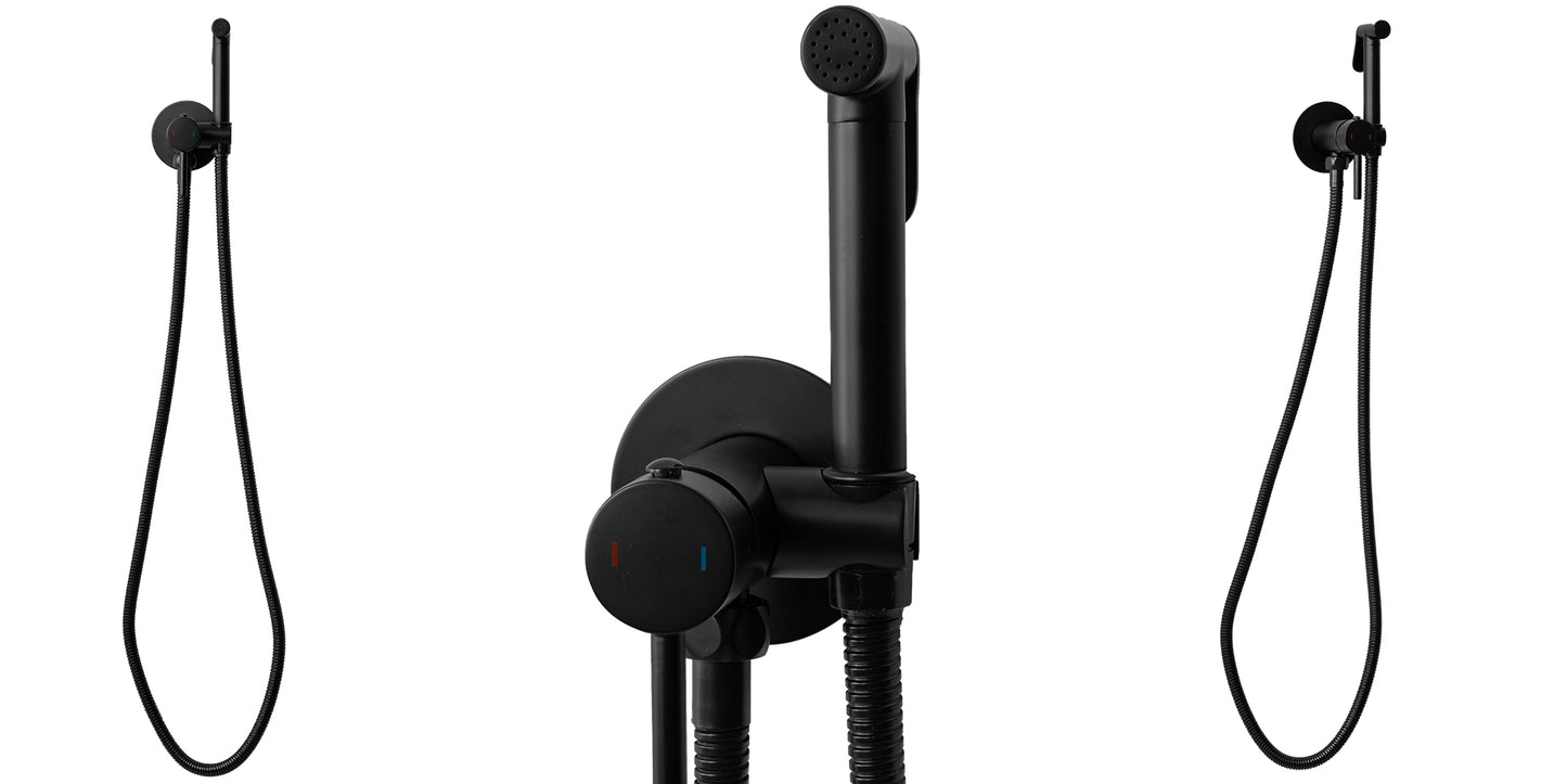 Bidetarmatur Lungo Loop Black 7