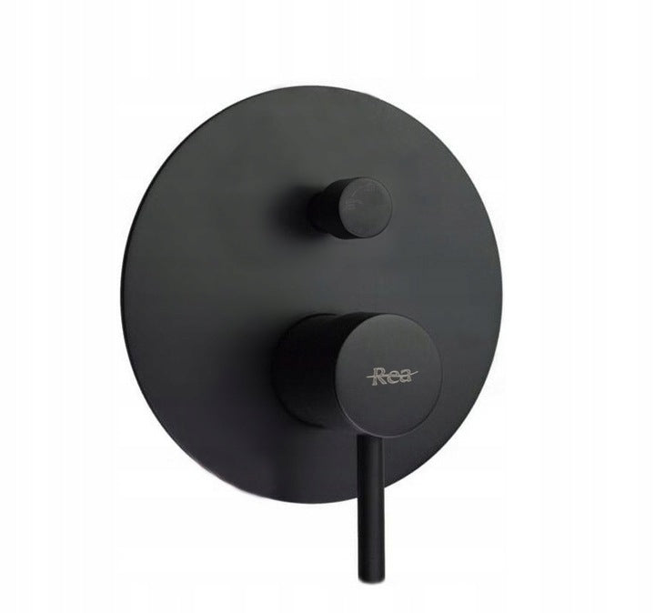 Wannenarmatur Rea Lungo black +BOX 3