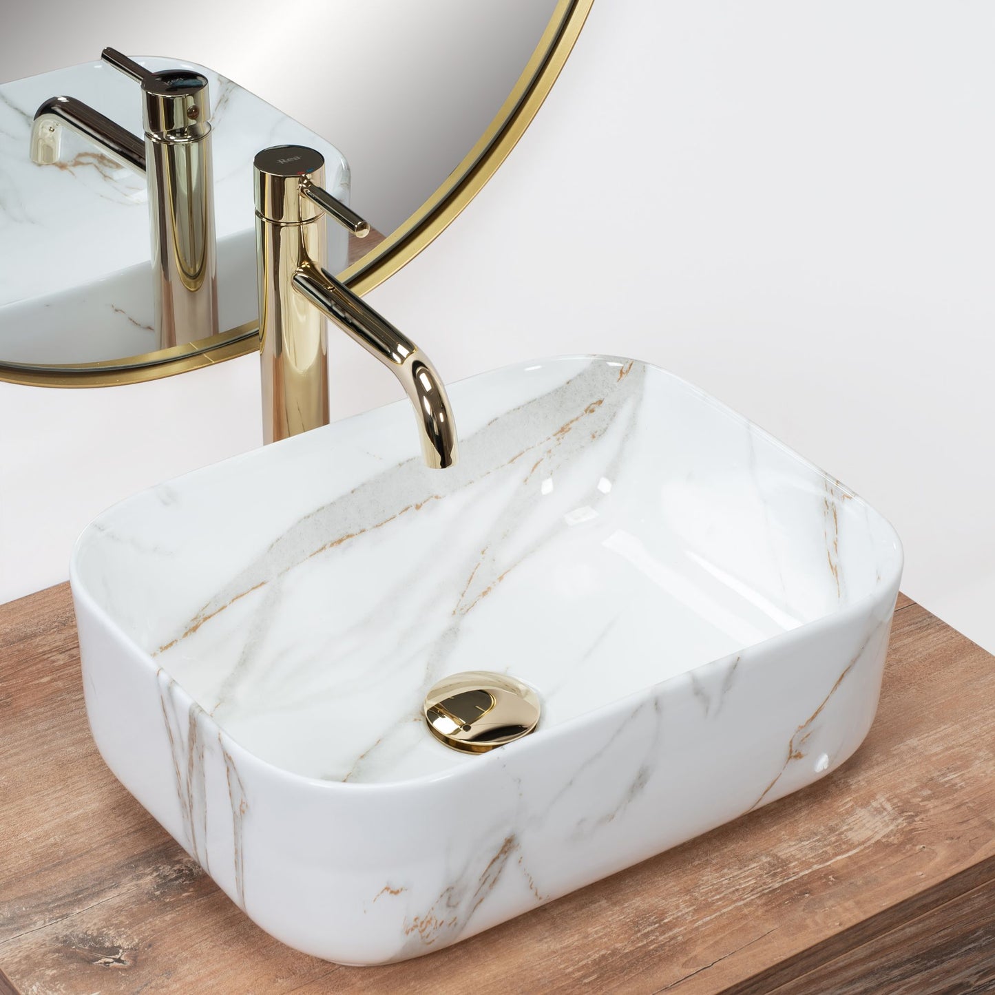 Aufsatzwaschbecken Rea Demi Mini Aiax Shiny 2