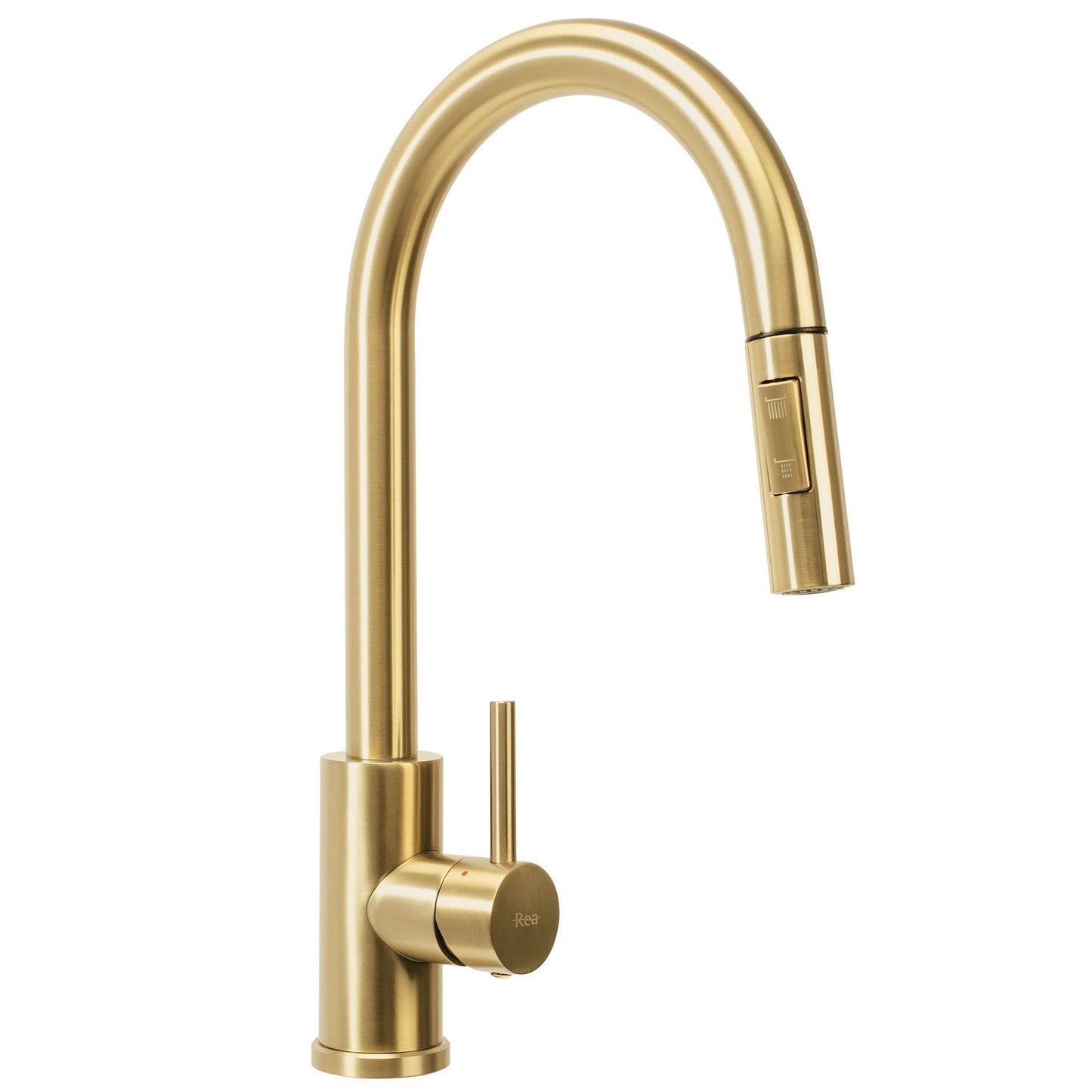 Edelstahlspüle Leo 50 BRUSH GOLD mit Küchenarmatur 6