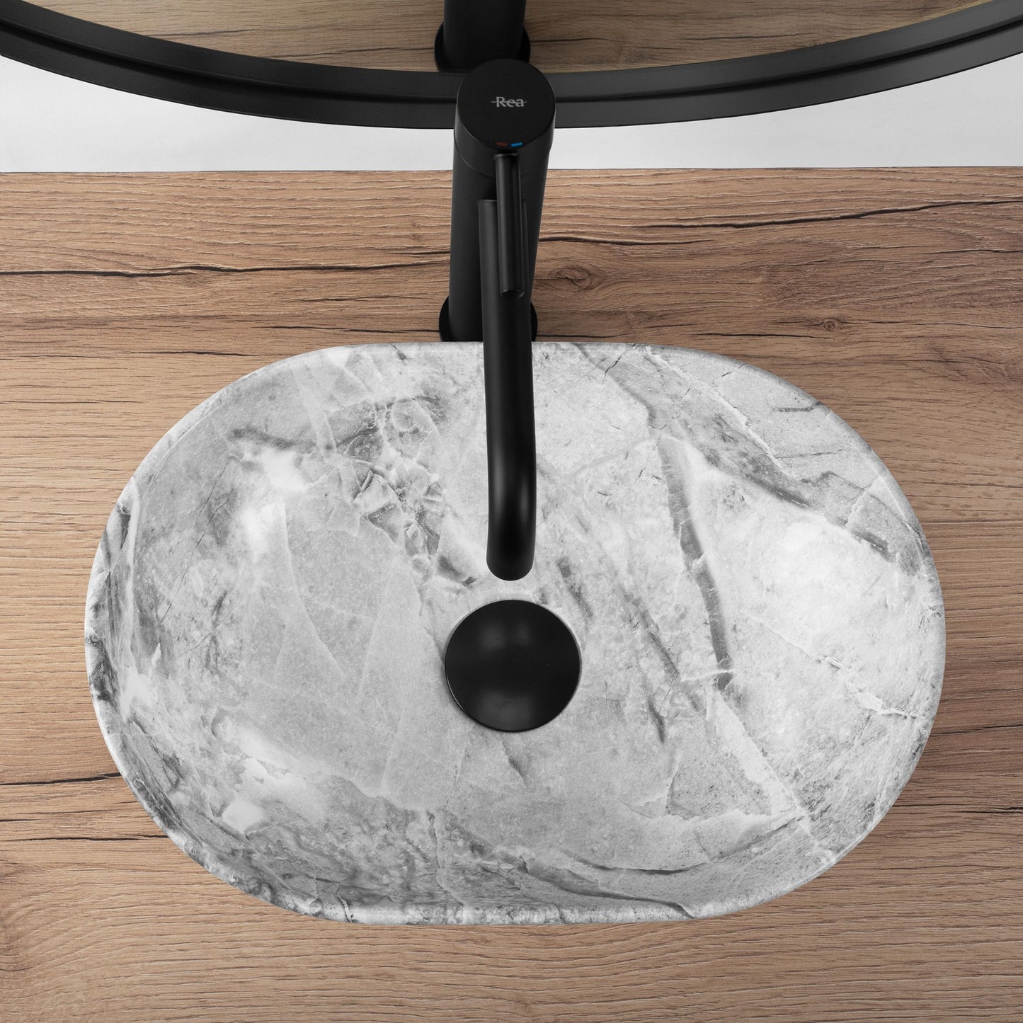 Aufsatzwaschbecken Rea AMELIA MINI STONE MATT 4