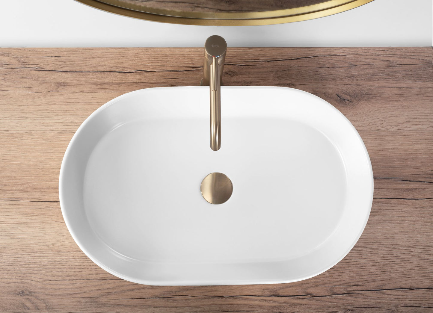 Aufsatzwaschbecken Rea NADIA 60 WHITE MATT 3