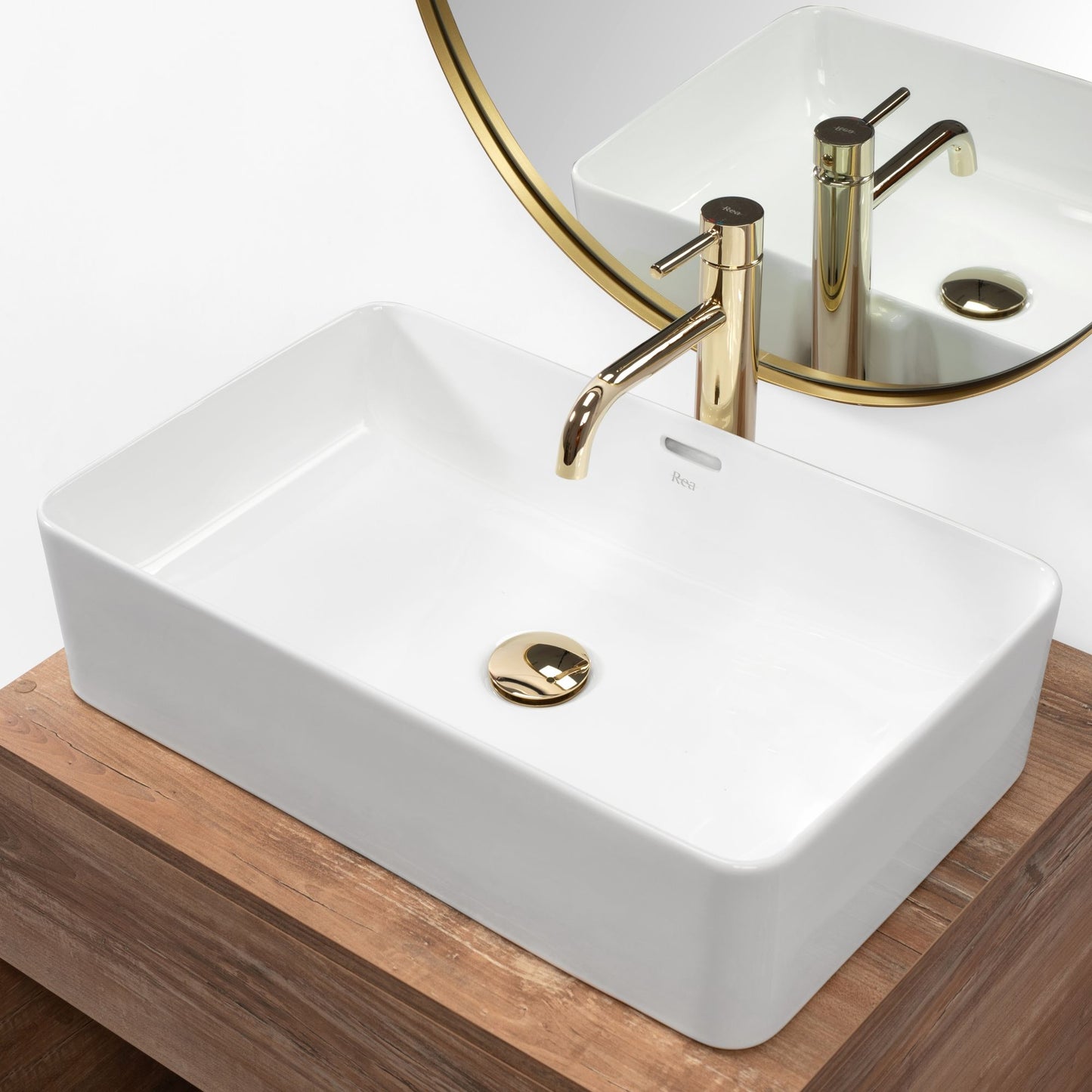 Aufsatzwaschbecken Rea Berta 55 White 3