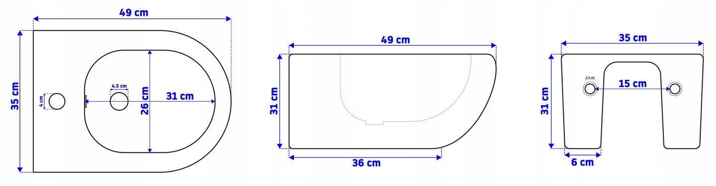 Set WC + Bidet CARTER white 11