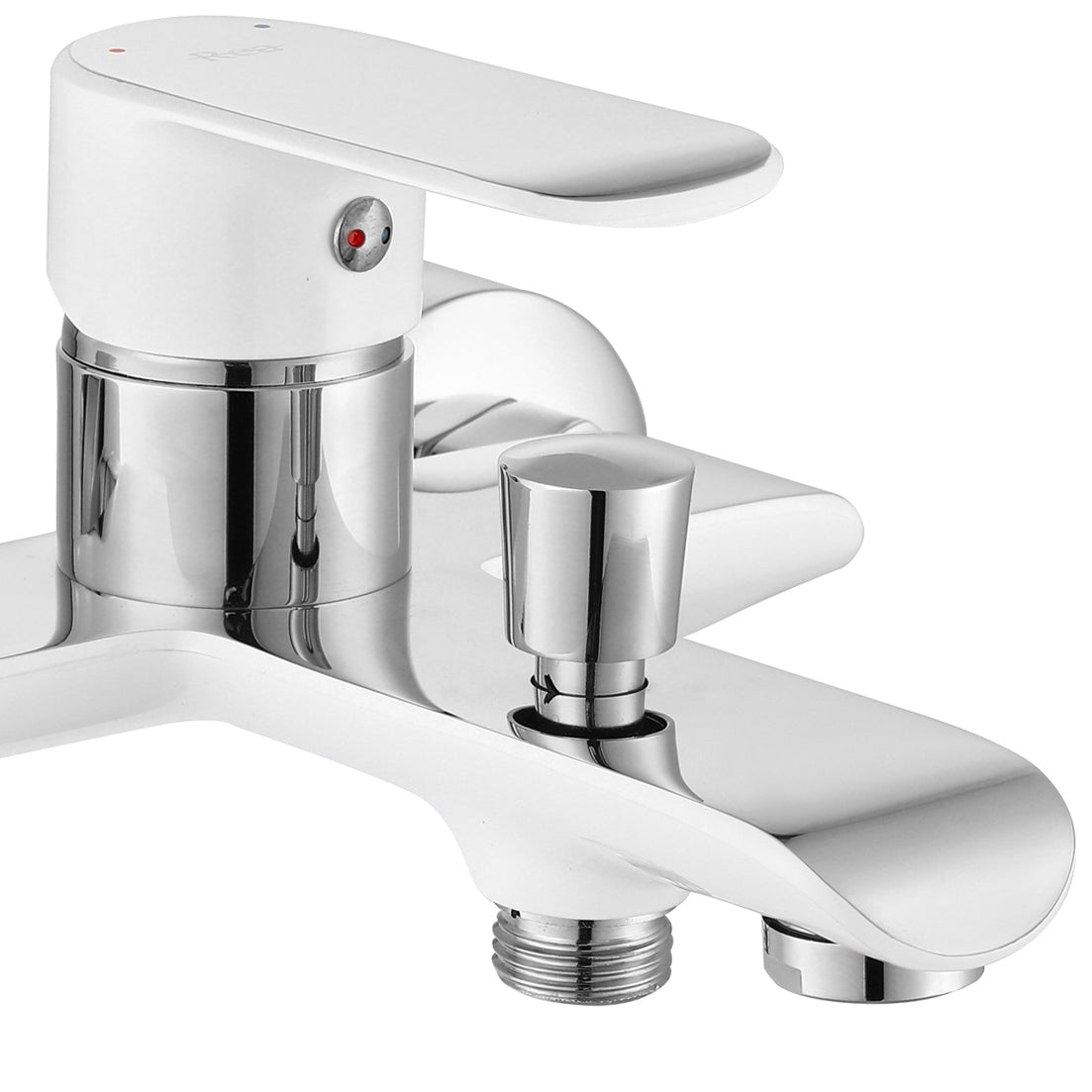Wannenarmatur REA BLOOM White Chrome 2