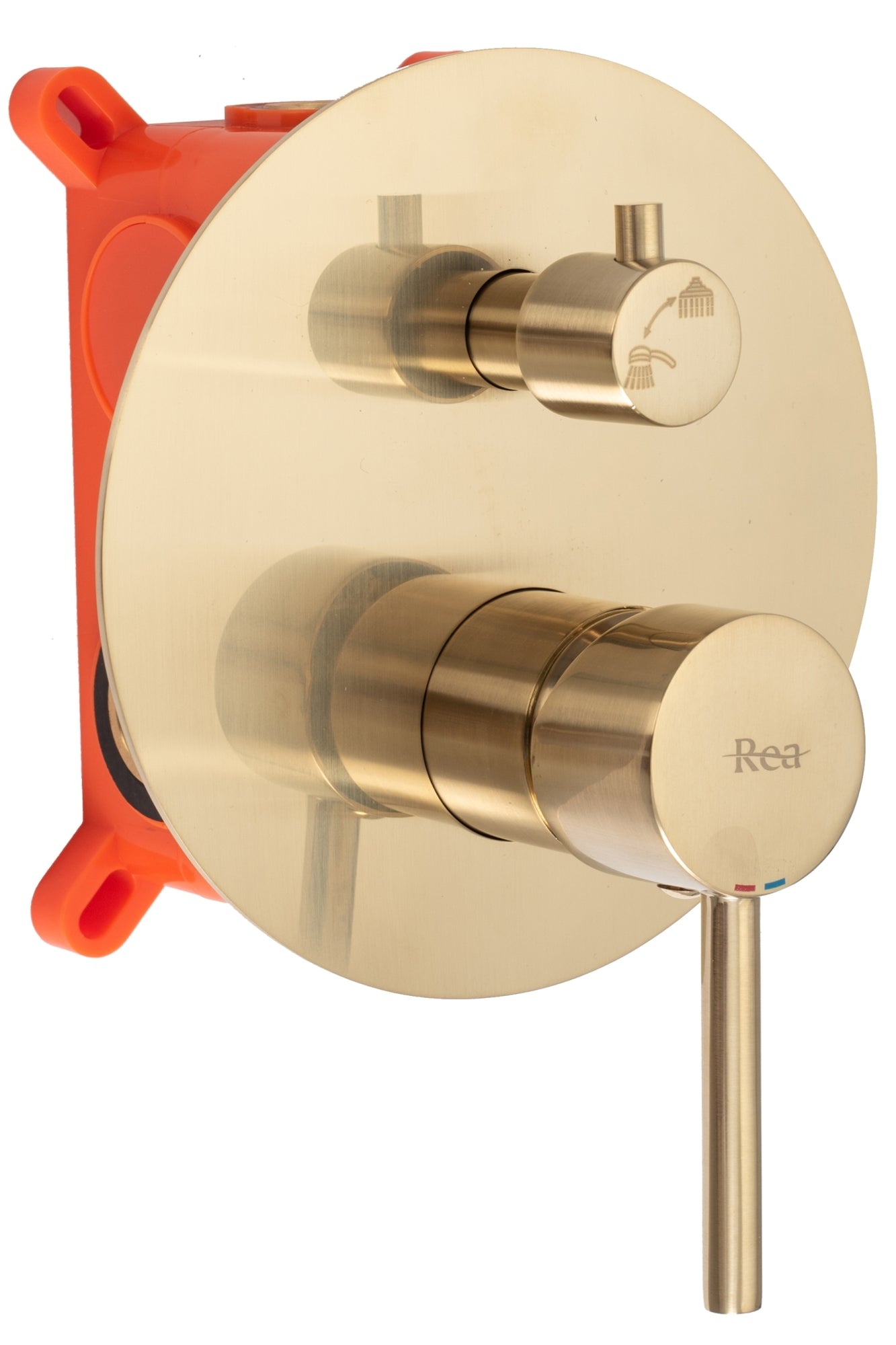 Unterputz Duschset REA Lungo Gold Matt + BOX 3