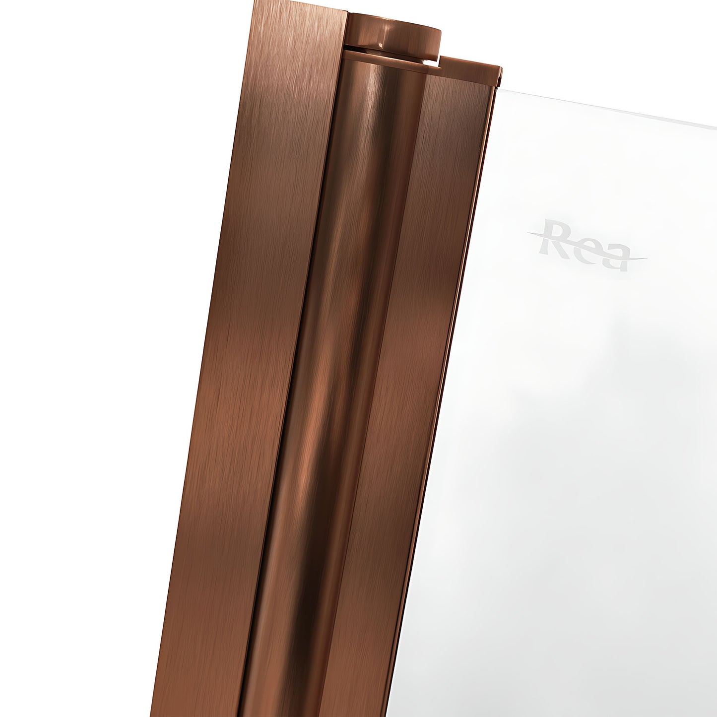 Badewanneaufsatz klappbar Rea Agat-2 100 Brush Copper 9