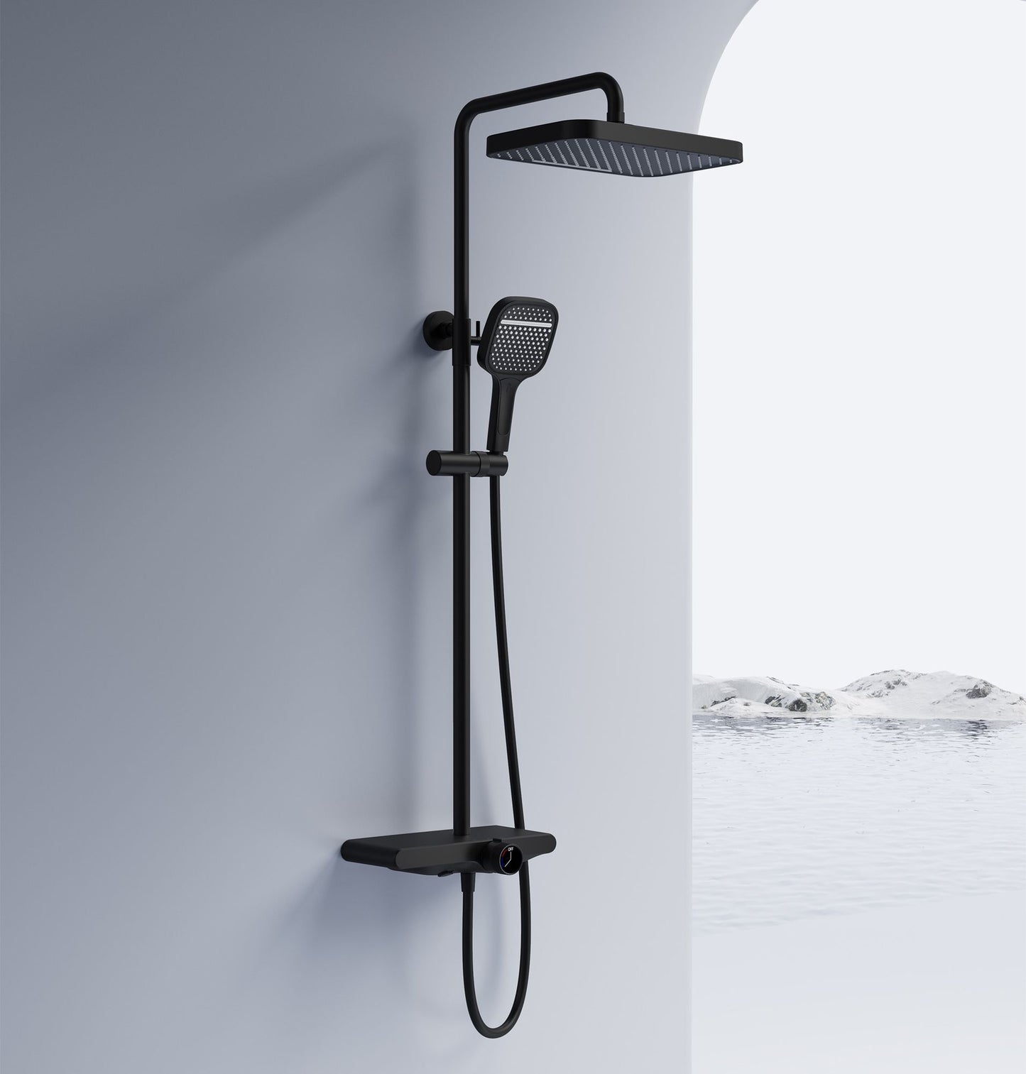 Duschgarnitur REA Bari Black 2