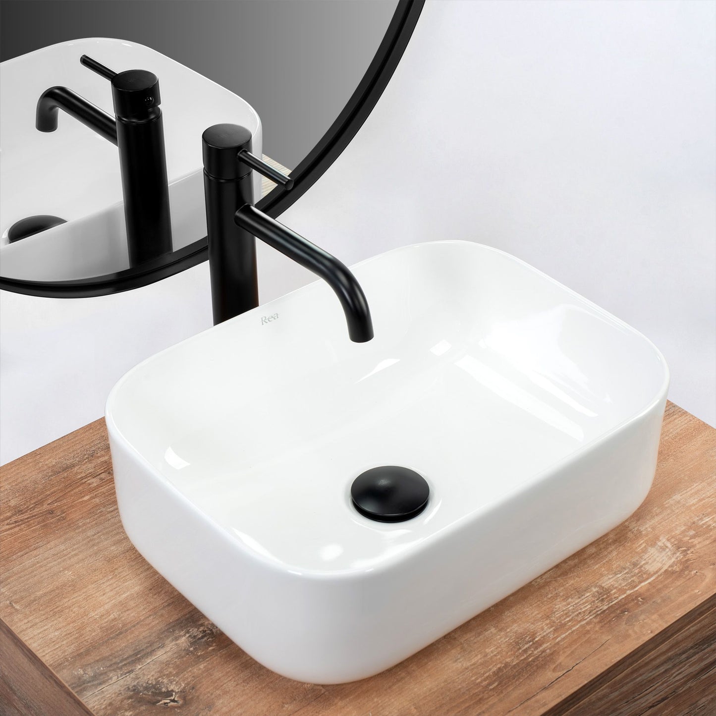 Aufsatzwaschbecken Rea Demi Mini White 2