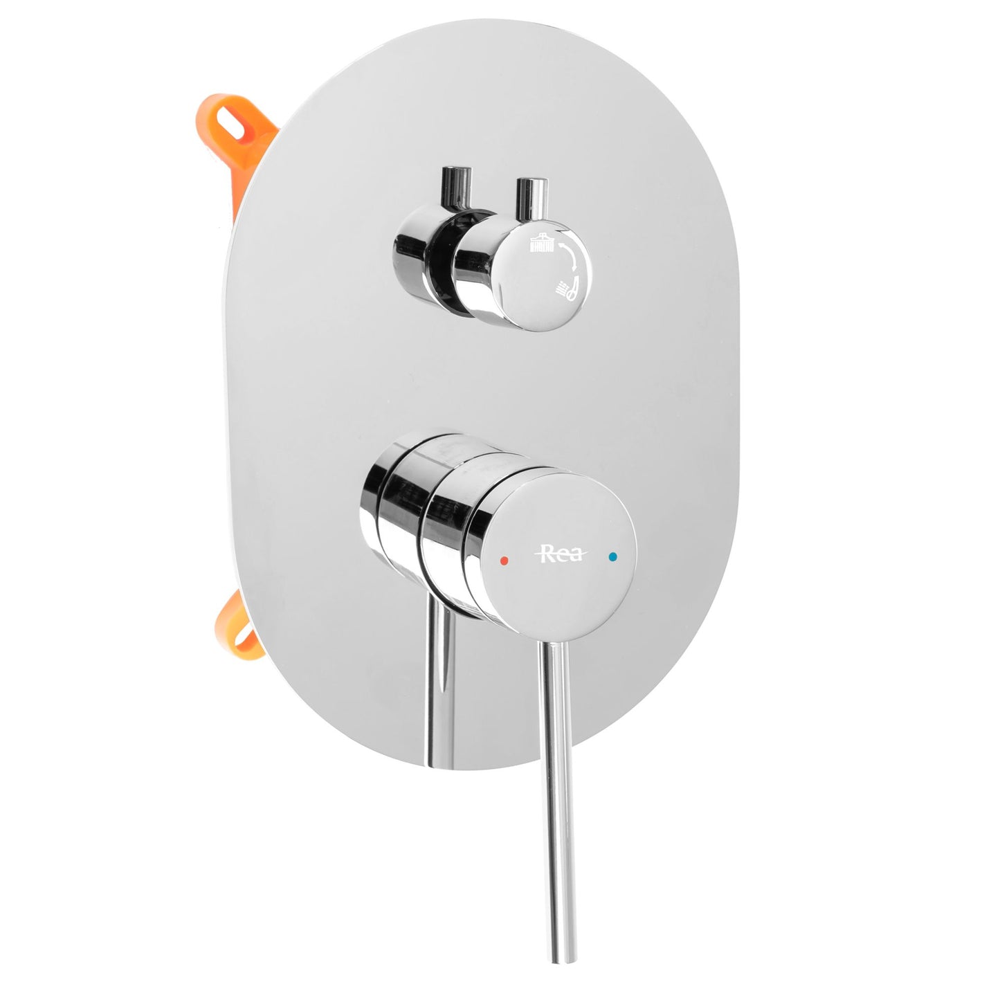 Duschset REA OVAL Chrom BOX 2