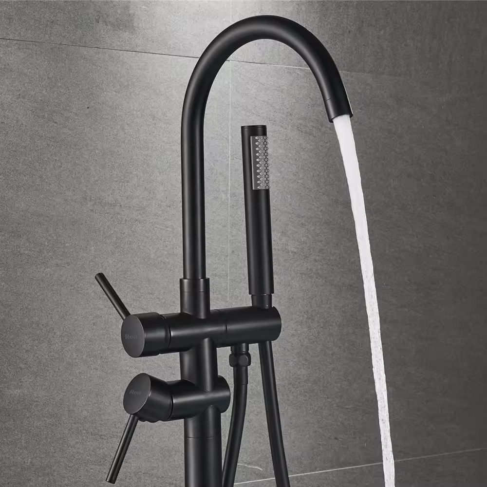 Wannenarmatur Rea Lungo Ortis black 4