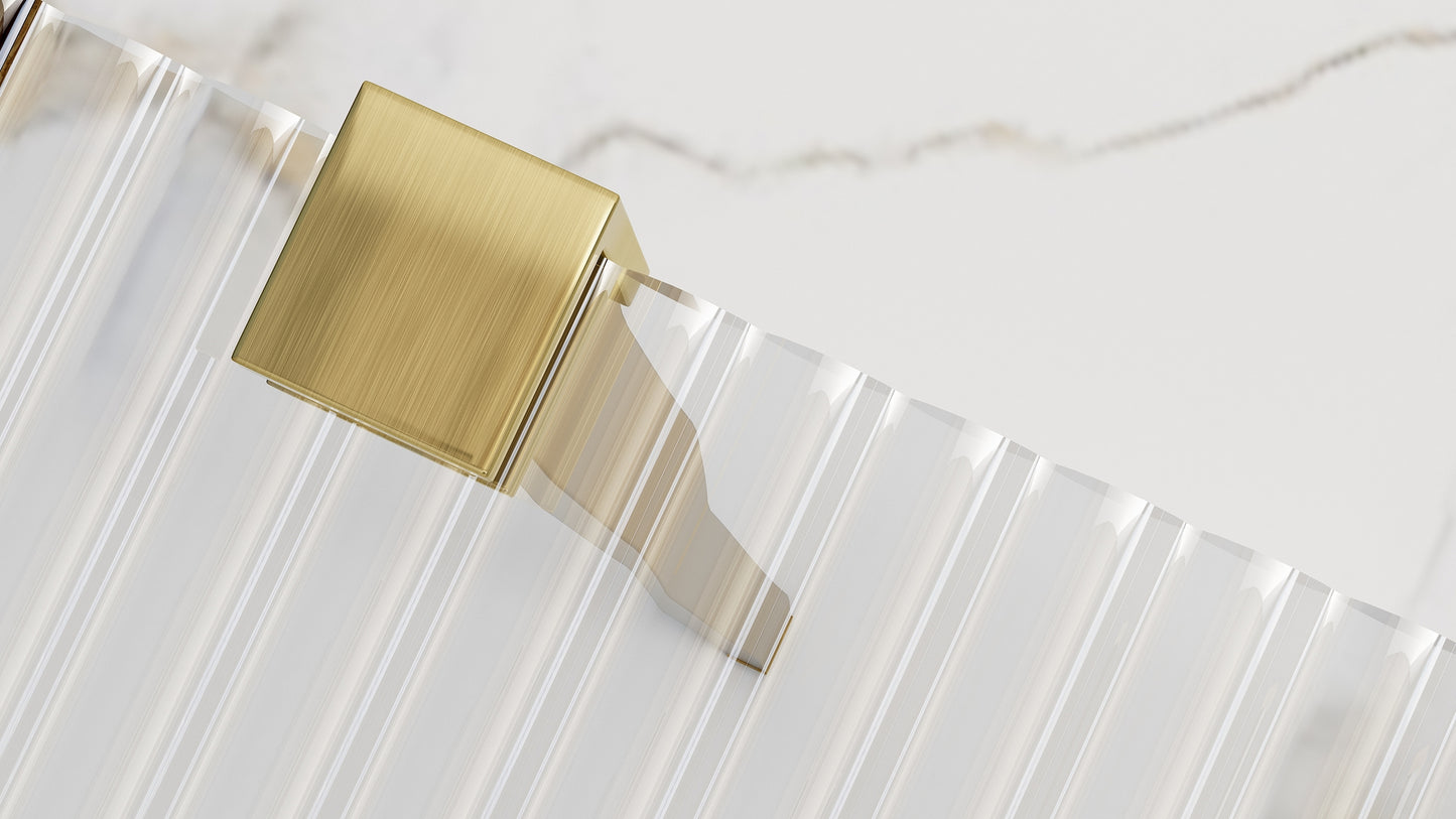 Duschwand Rea Aero Intimo Gold Brush 90 2