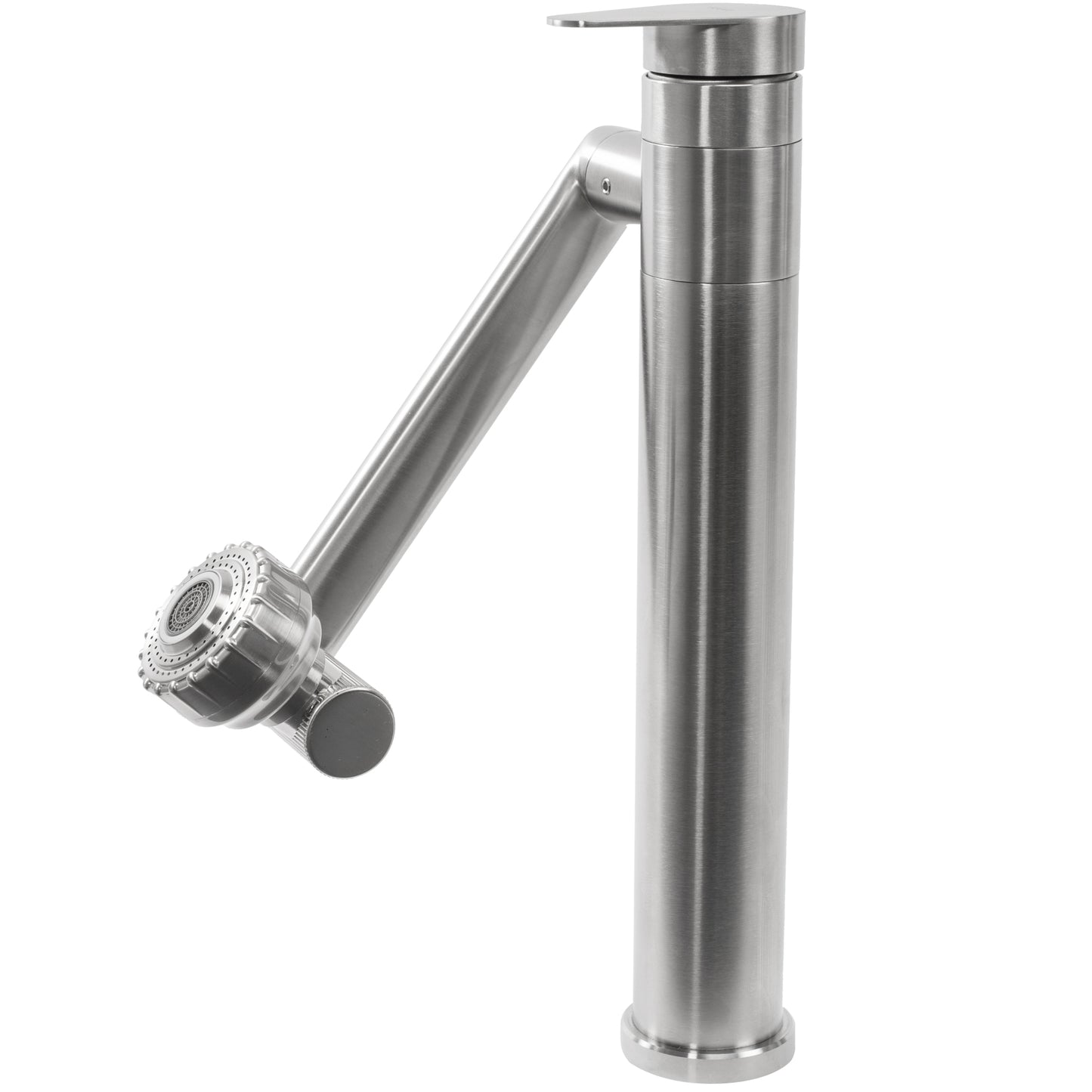 Waschbeckenarmatur Rea PACO Nickel Brush INOX High 7