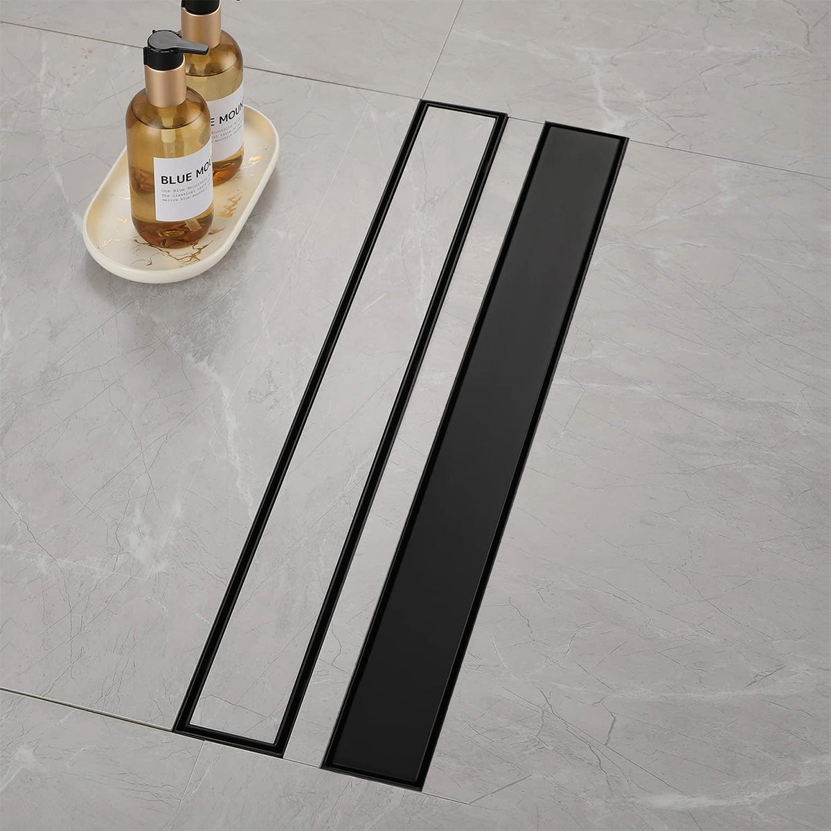 Duschrinne Rea Neox Black Matt 90 2