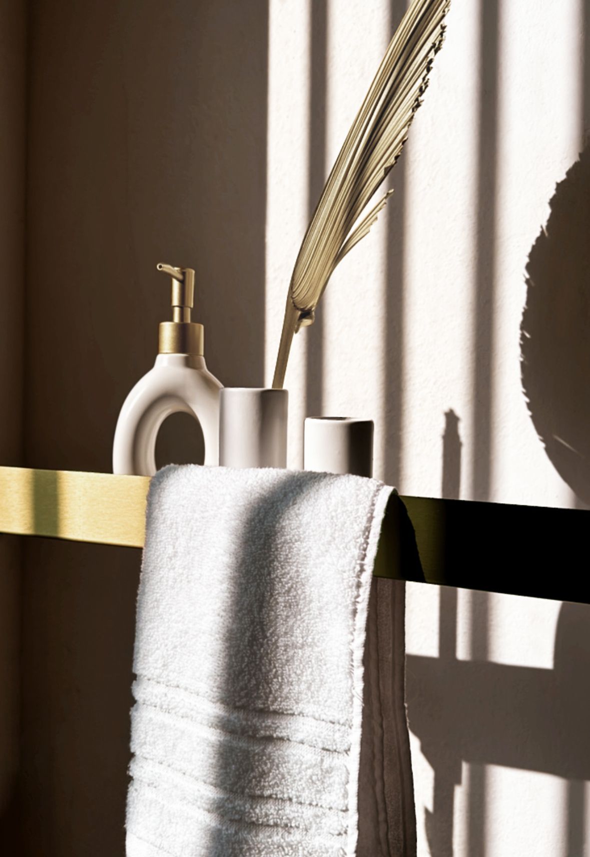 Badezimmerregal SF02 60cm gold brush 5