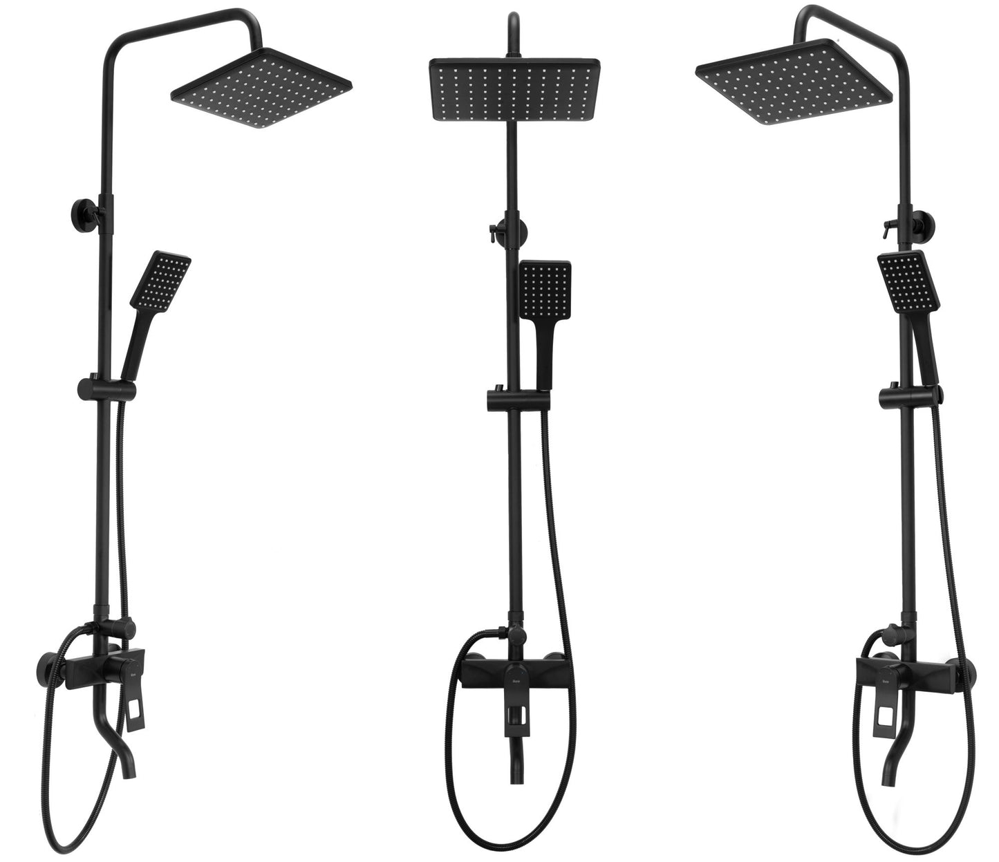 Duschset REA SOUL Black 8