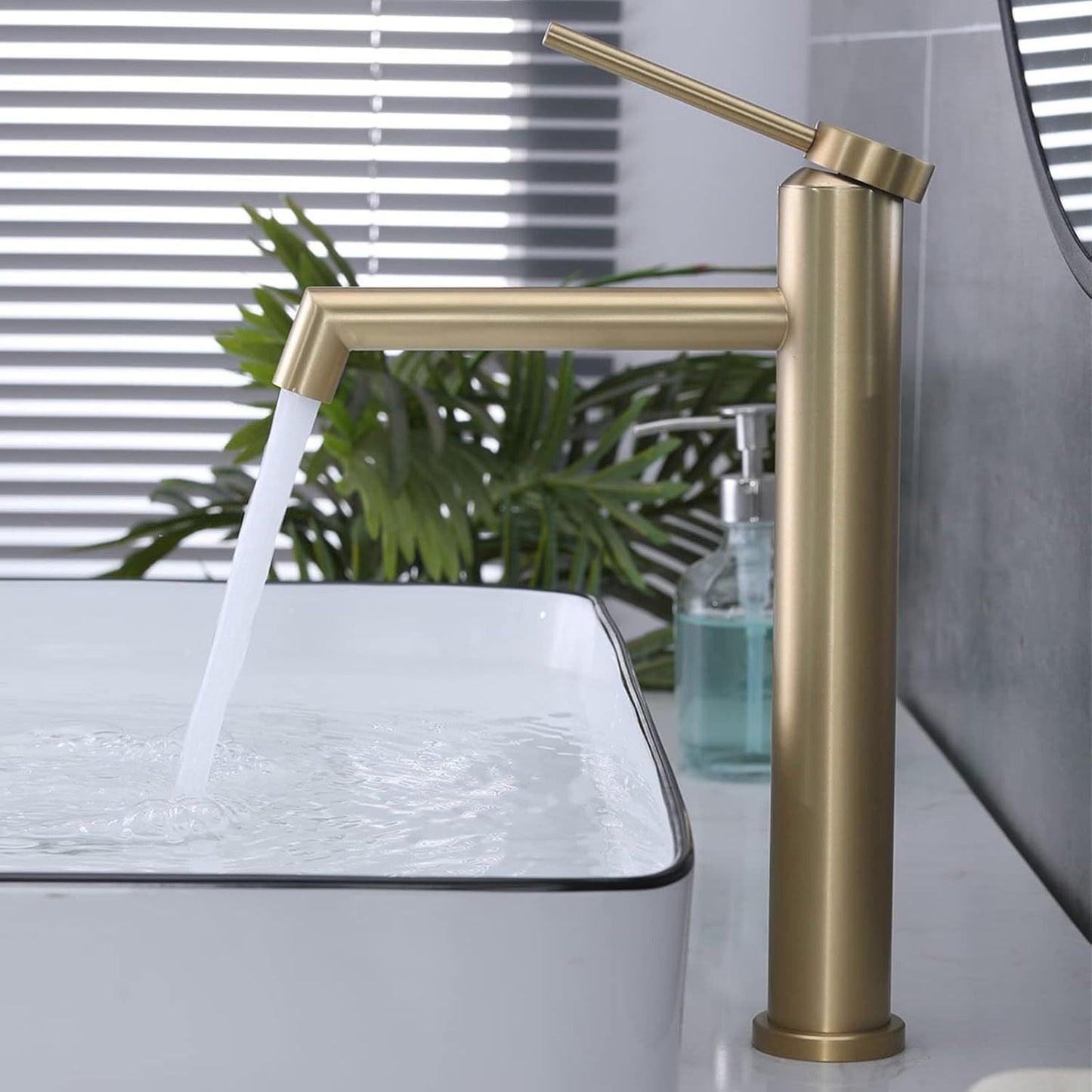 Waschbeckenarmatur Rea Foss GOLD BRUSH High 2
