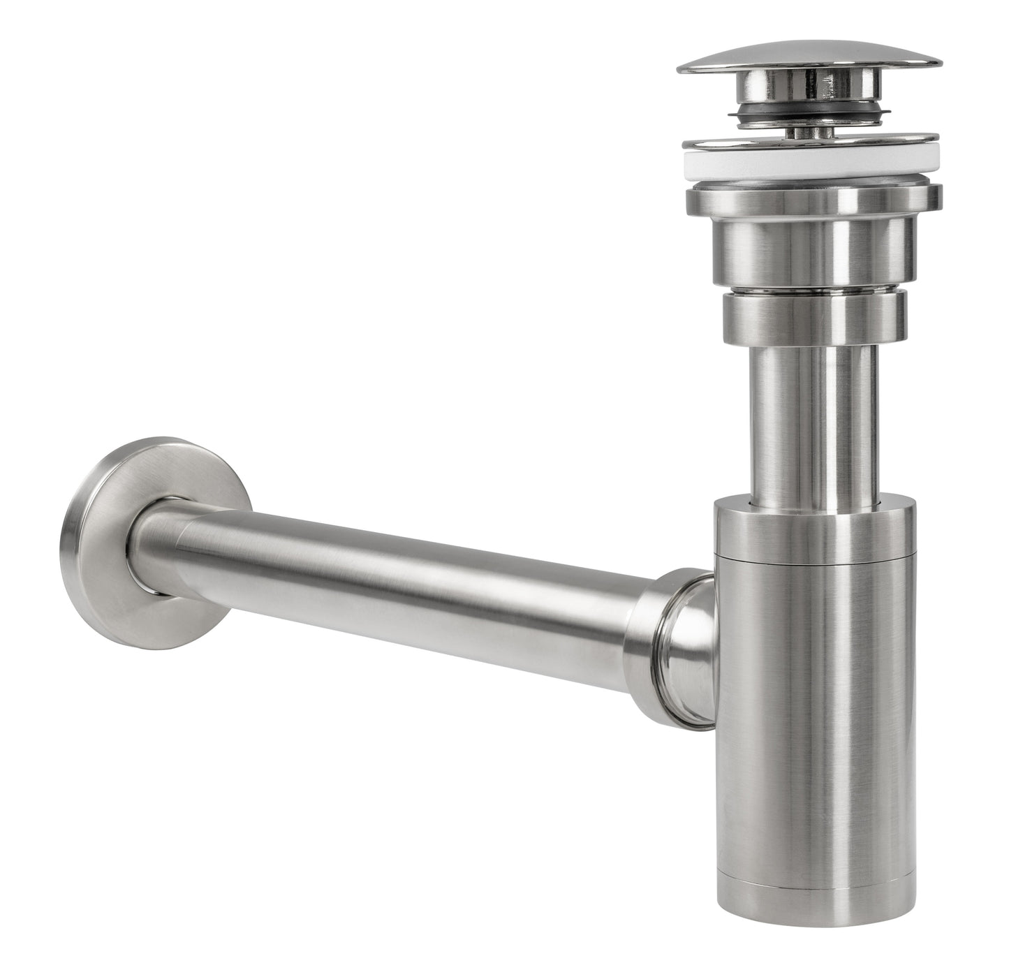 Siphon Klik-Klak Universal REA BRUSH NICKLE INOX 3