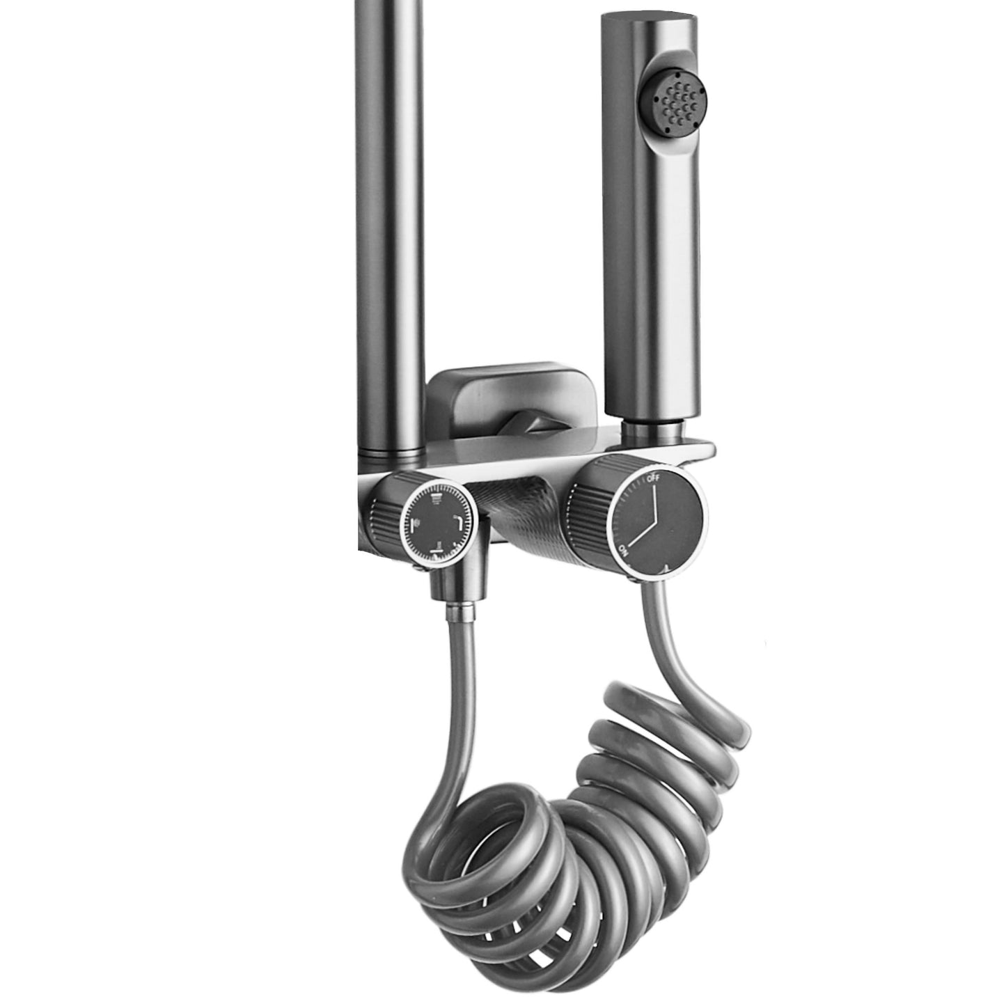Duschgarnitur REA HELIX Nickel Brush INOX 6