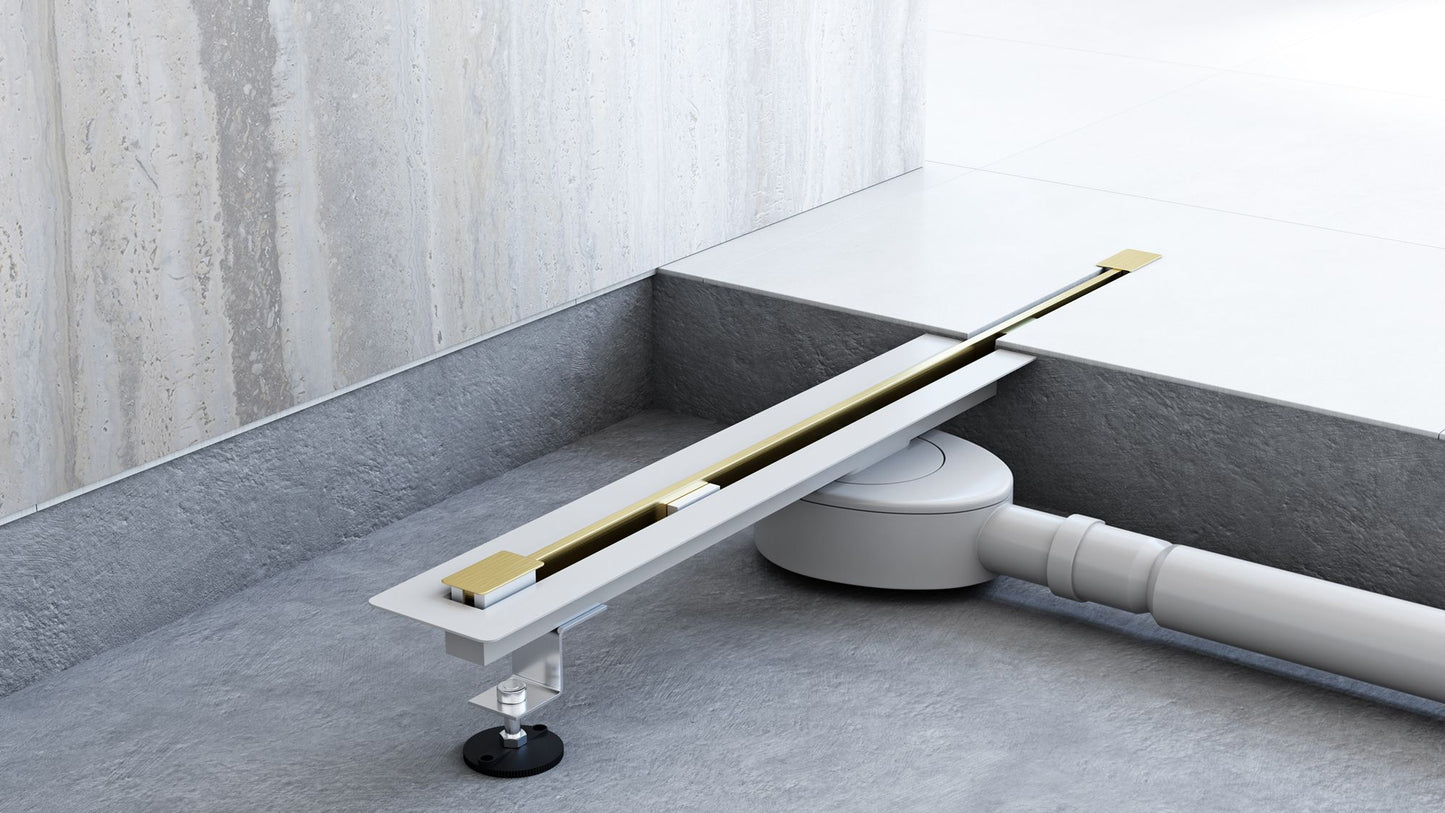 Duschrinne Rea Neo Ultra Slim Mirror Gold Pro 70 4