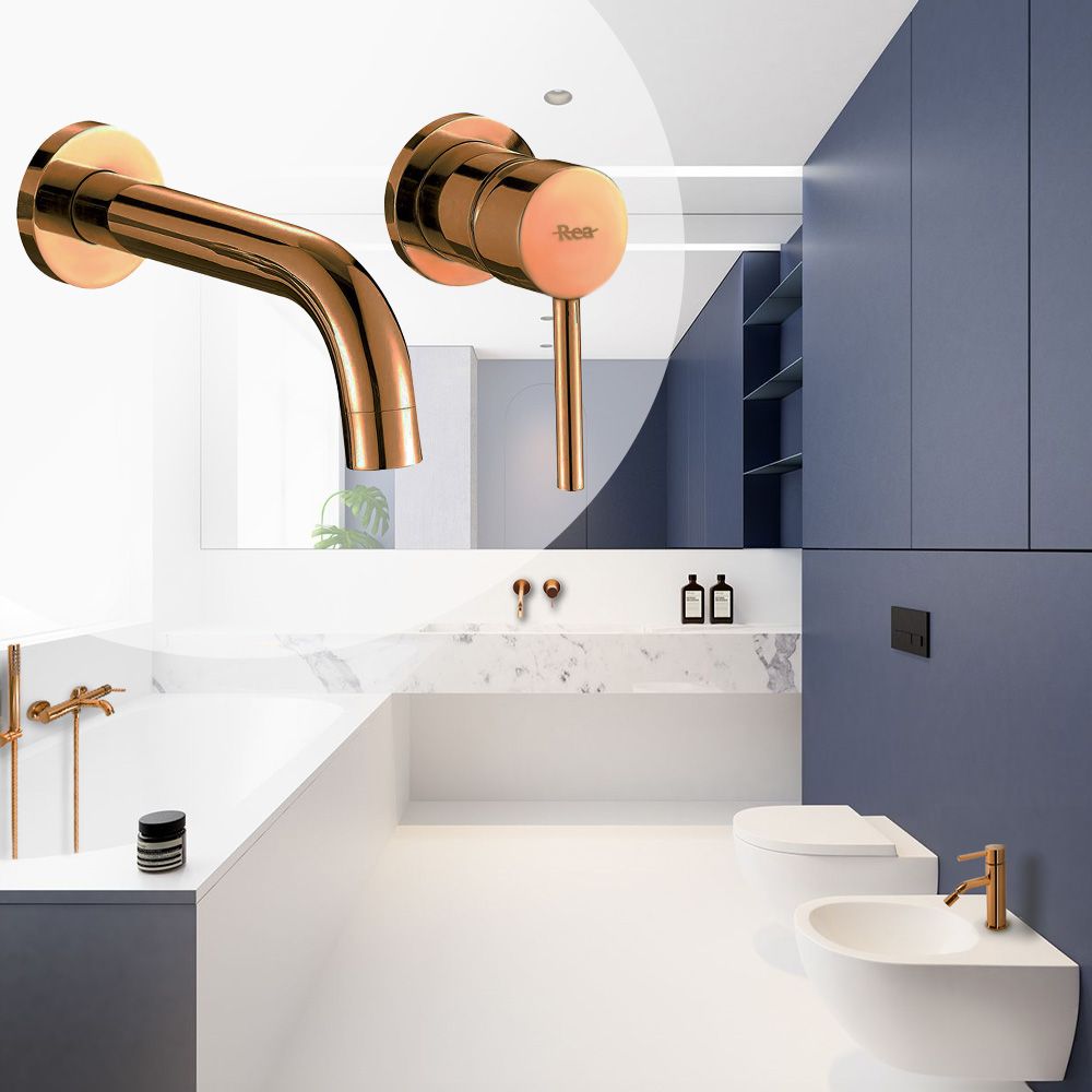 Unterputz Armatur Rea Lungo Copper +BOX 2