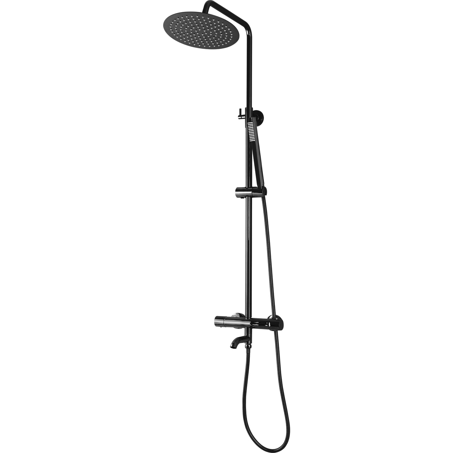 Thermostat Duschset Lungo Black Metallic 6
