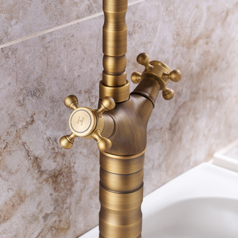 Küchenarmatur Waschbeckenarmatur Rea Rustico antique gold 3