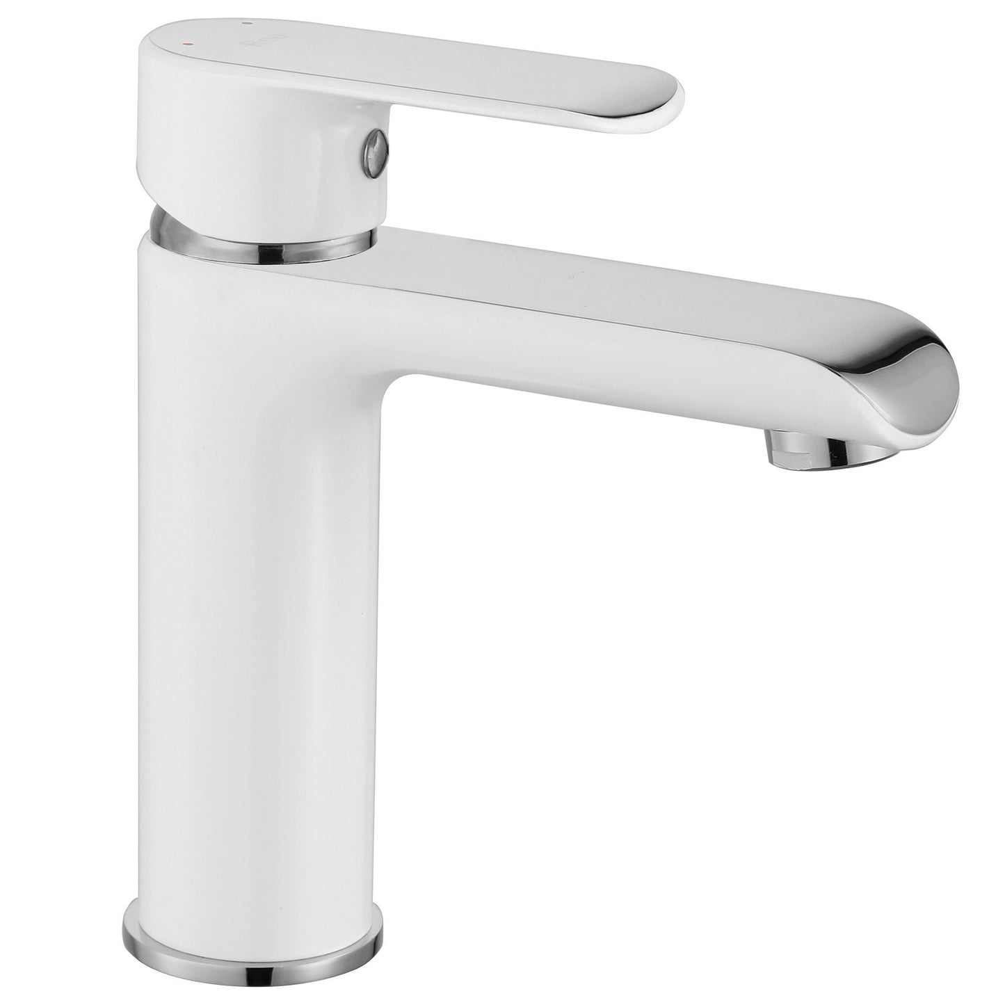 Waschbeckenarmatur REA Bloom White Chrom Low 3
