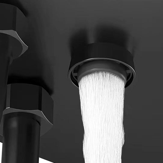 Duschgarnitur mit Thermostat REA ROB Gold Brush 9