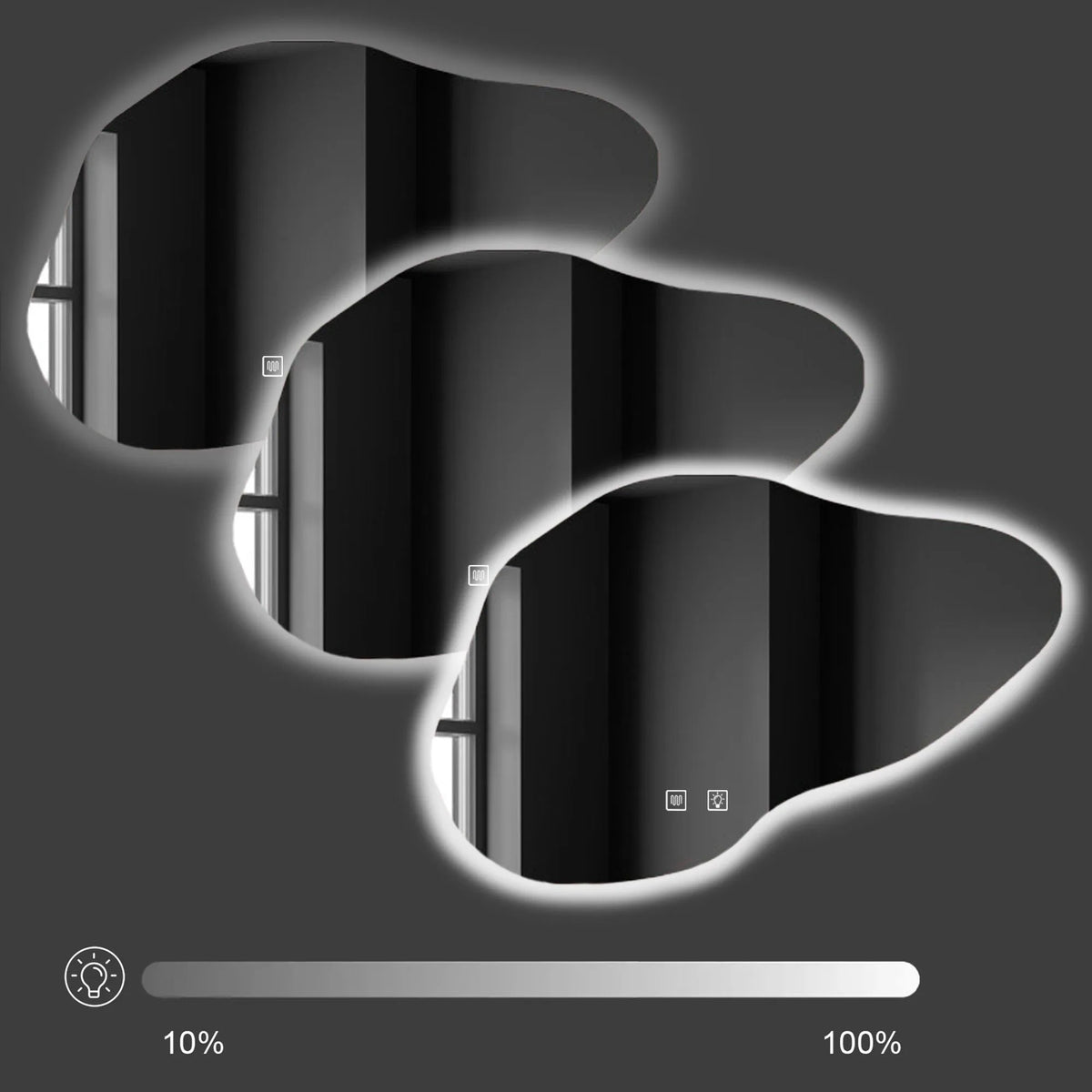 Spiegel P11229 LED CLOUD B 100x70cm 8