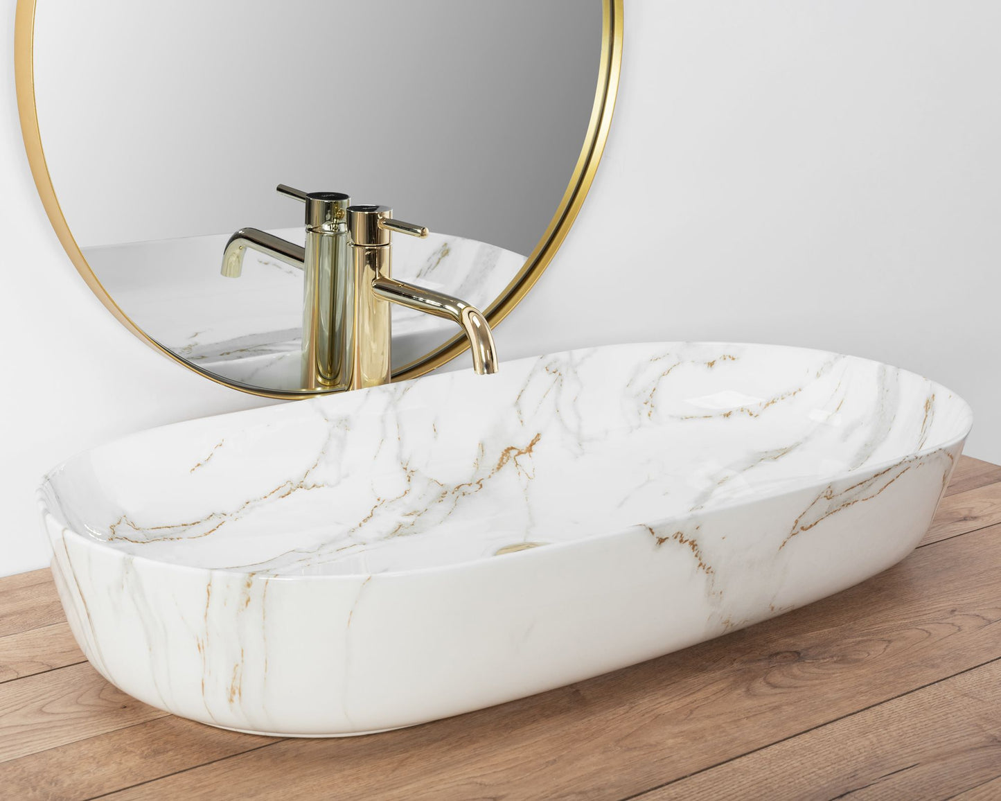 Aufsatzwaschbecken REA CLEO 81 Shiny Aiax 3