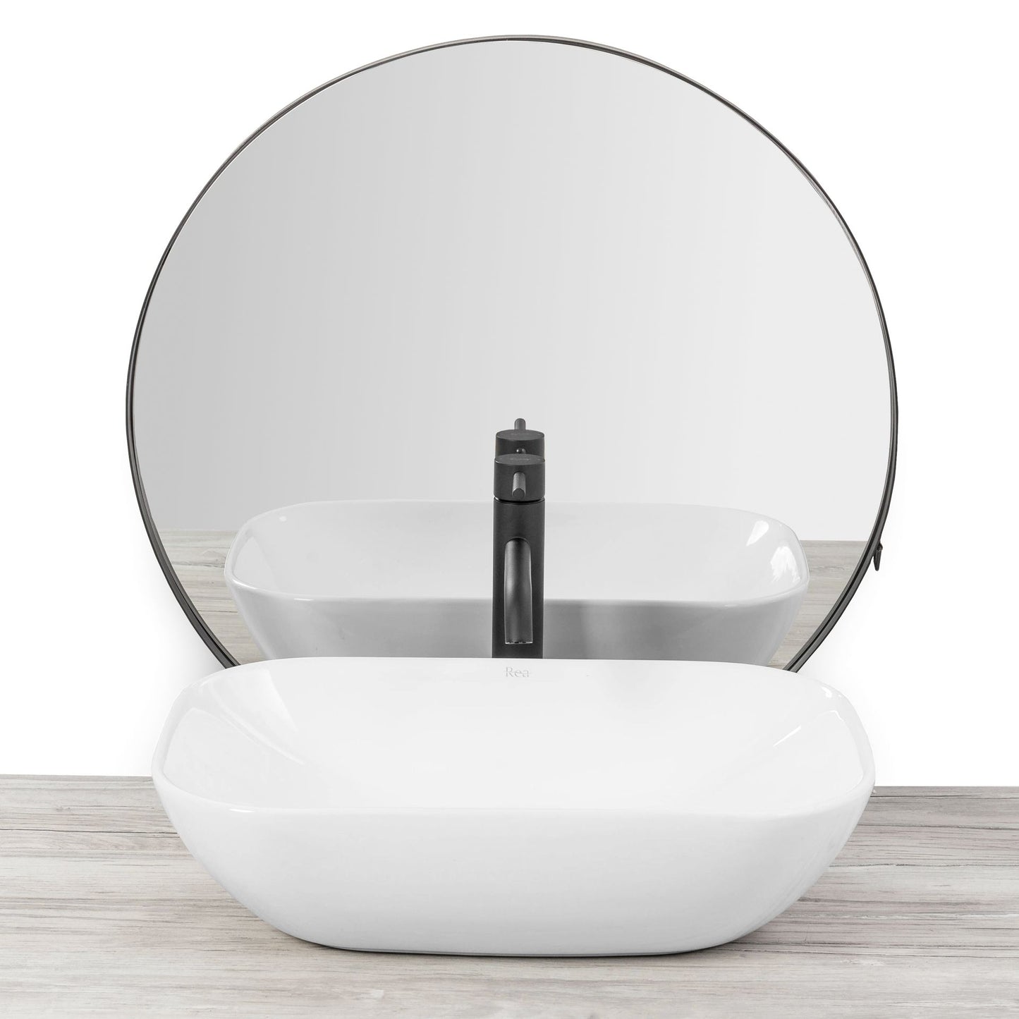 Aufsatzwaschbecken Rea Claudia 9447 white 3