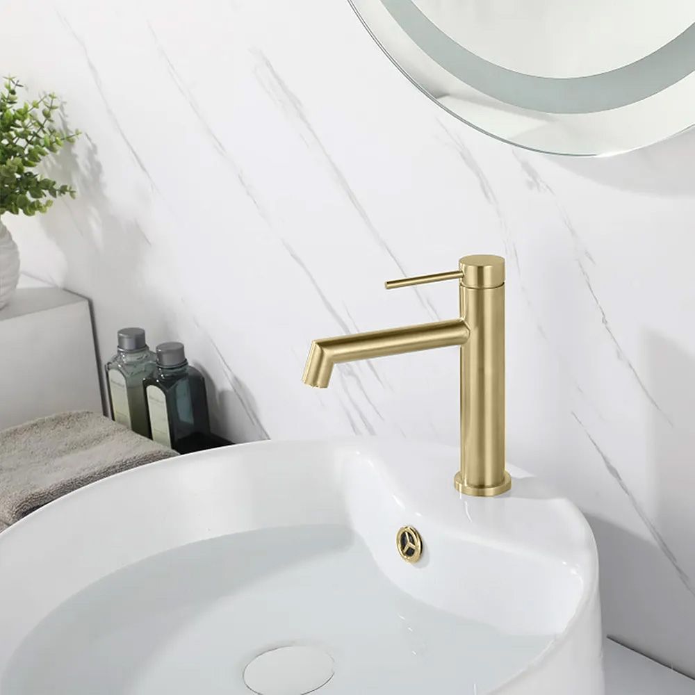 Waschbeckenarmatur Rea Foss GOLD BRUSH Low 2