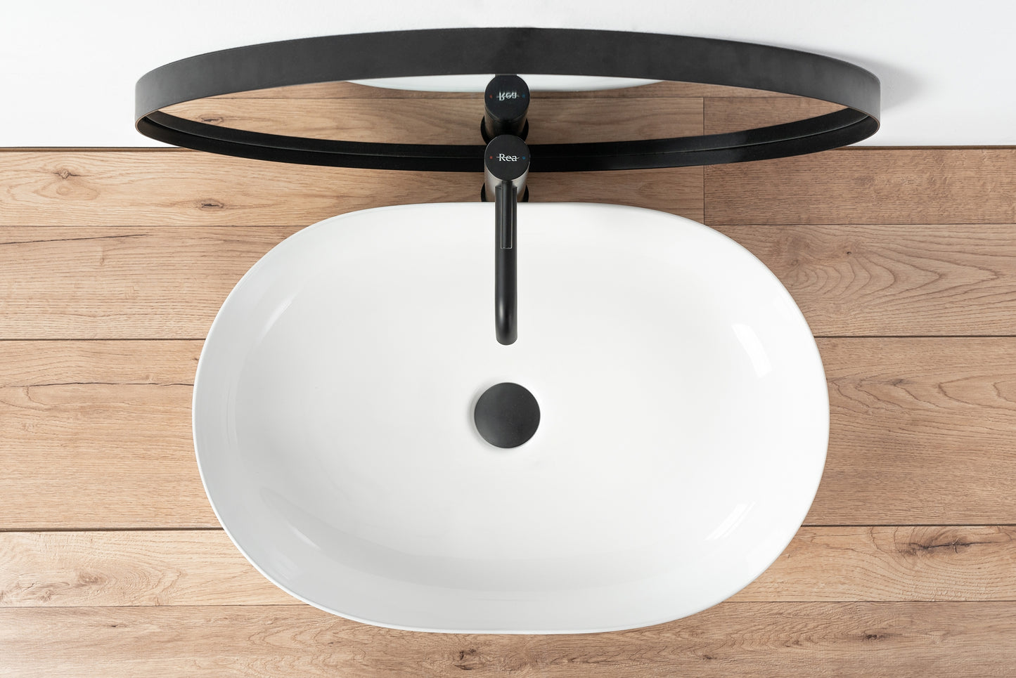 Aufsatzwaschbecken CLEO white – REA 4